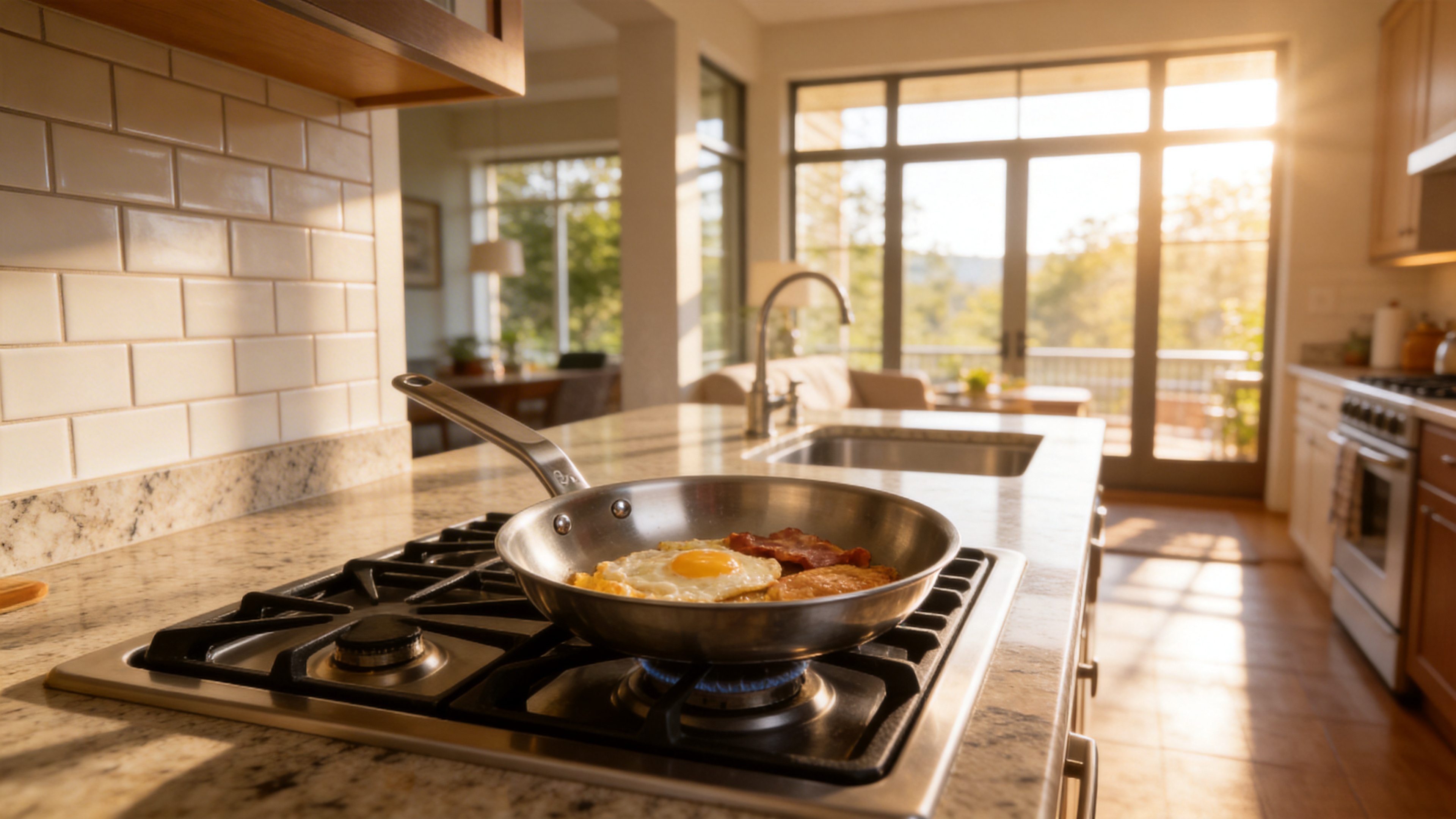 Stainless Steel Frying Pan