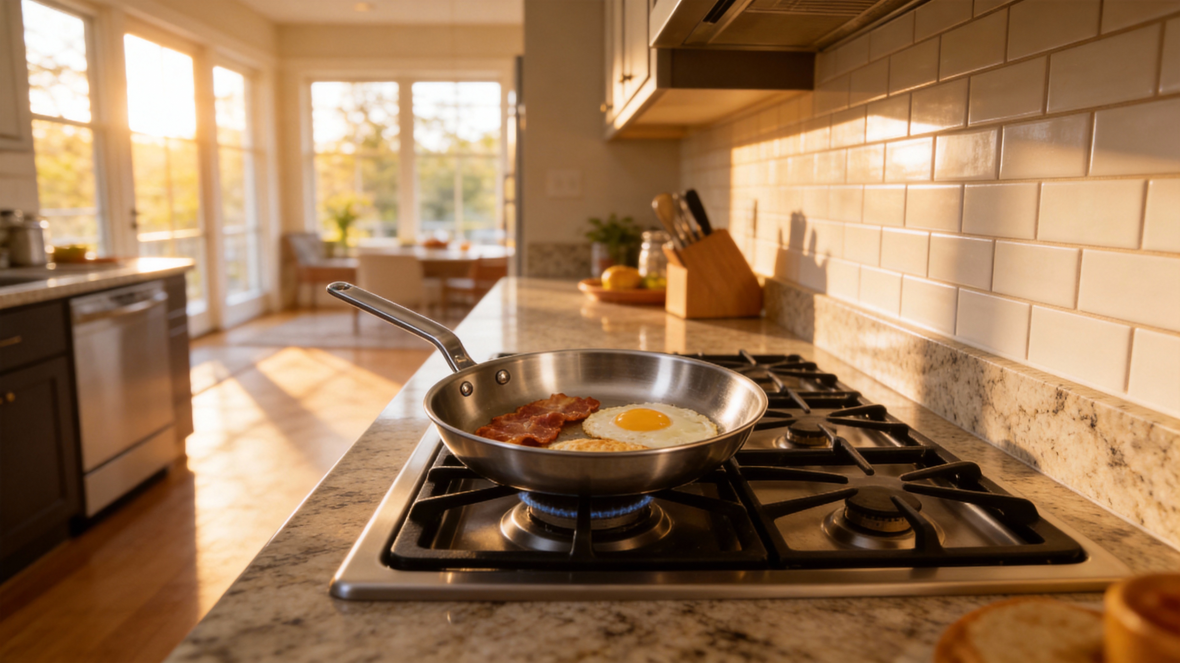 Stainless Steel Frying Pan