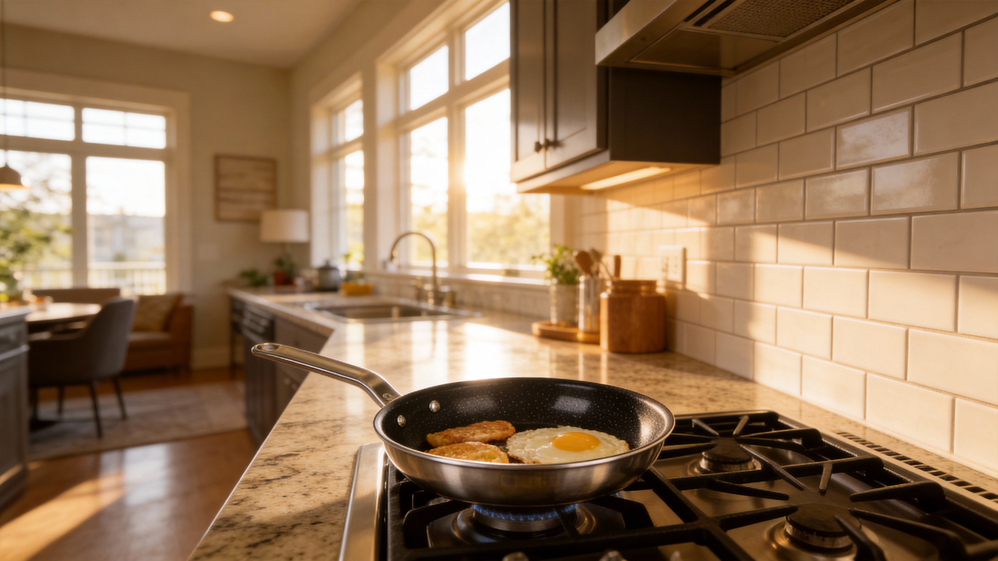 Stainless Steel Frying Pan