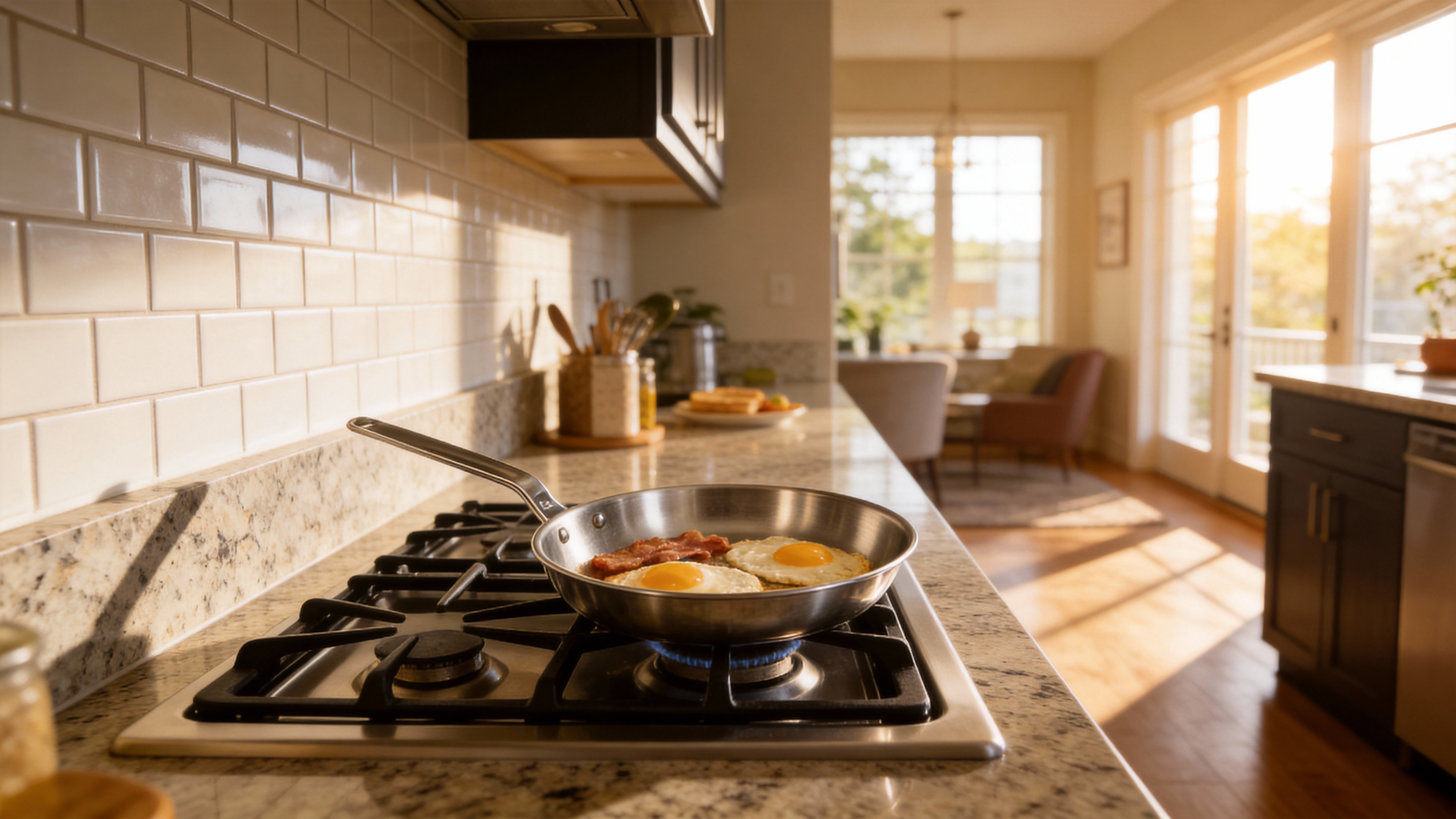 Stainless Steel Frying Pan