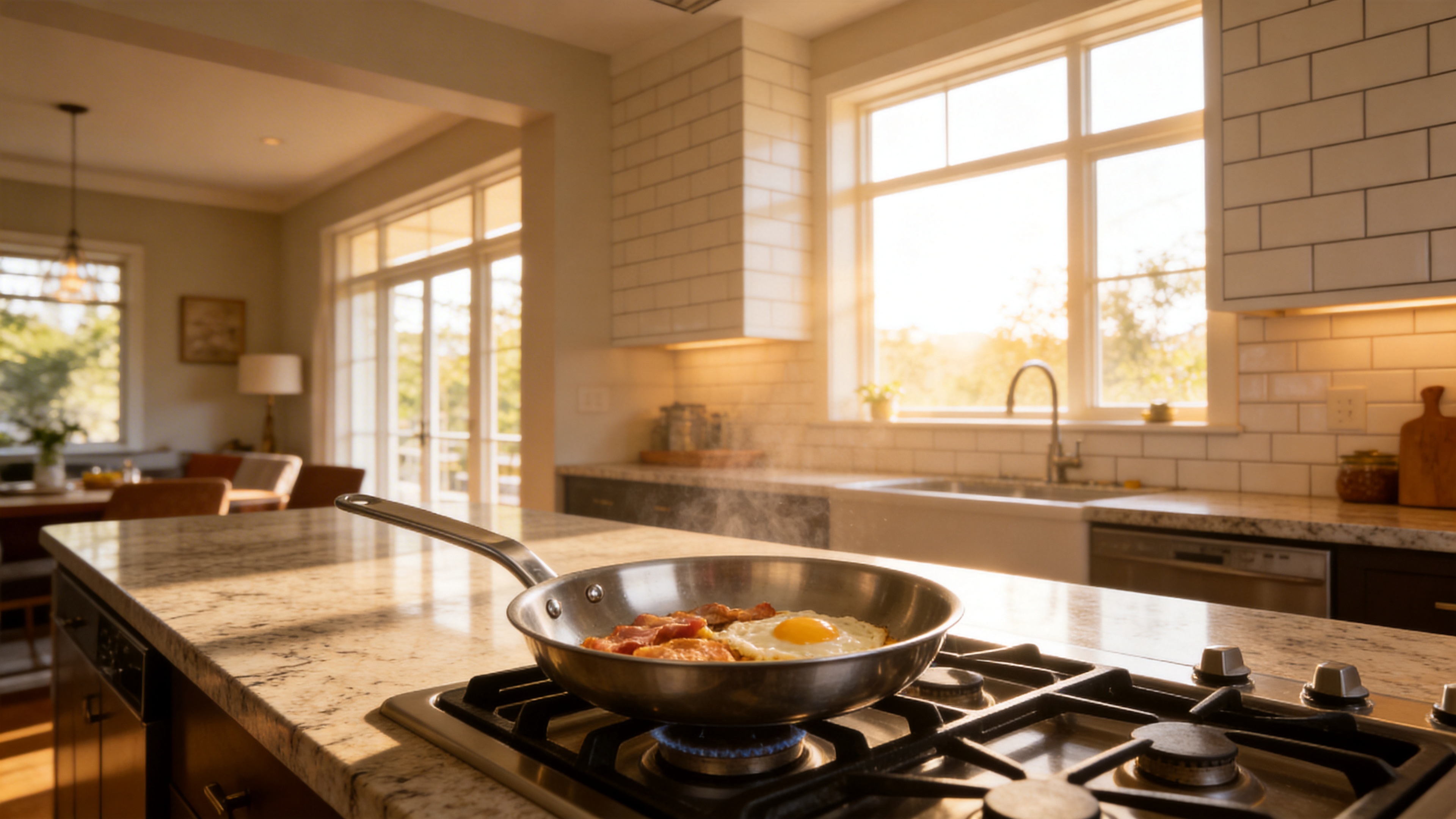 Stainless Steel Frying Pan