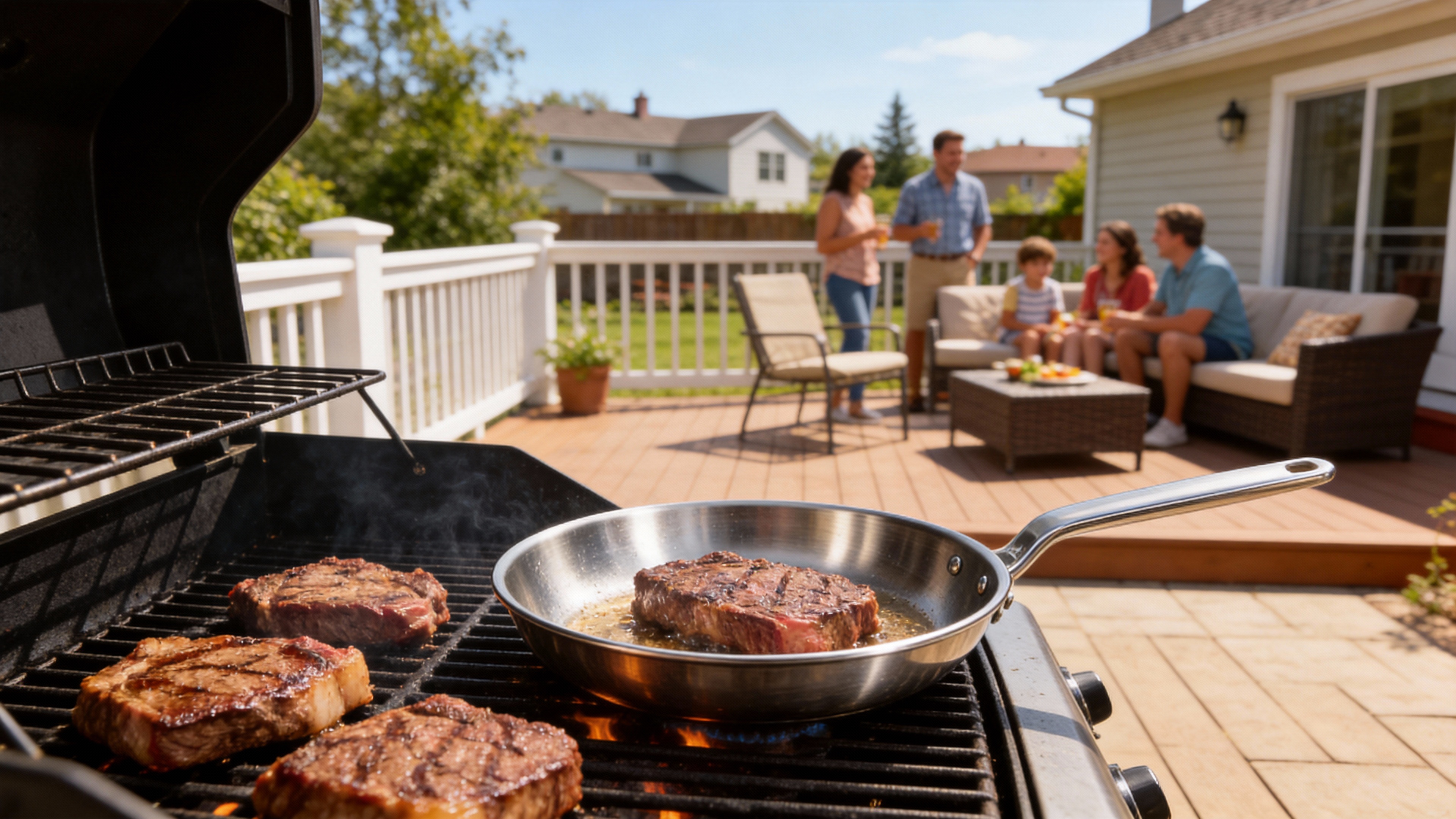 Stainless Steel Frying Pan