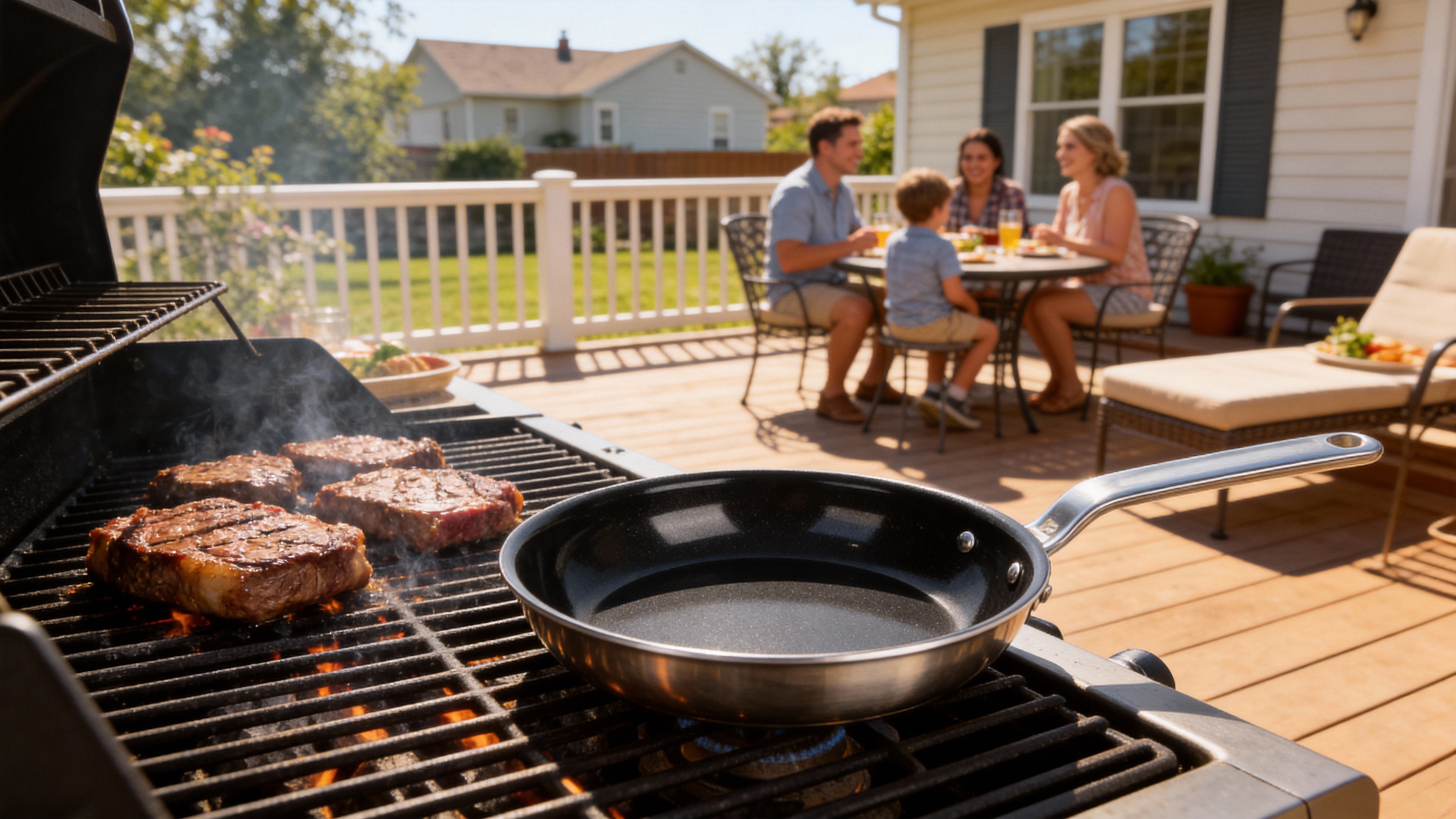 Stainless Steel Frying Pan