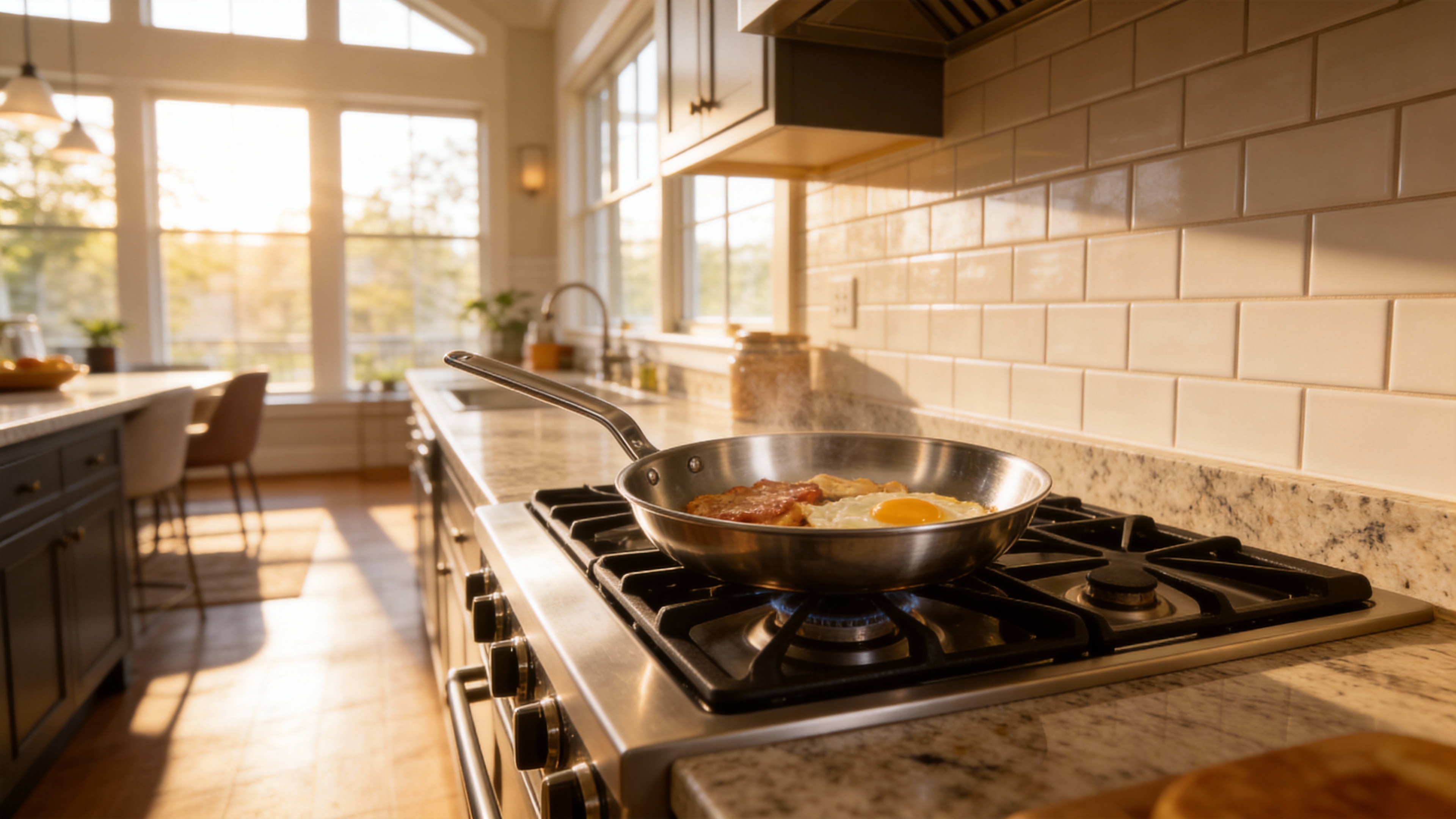 Stainless Steel Frying Pan