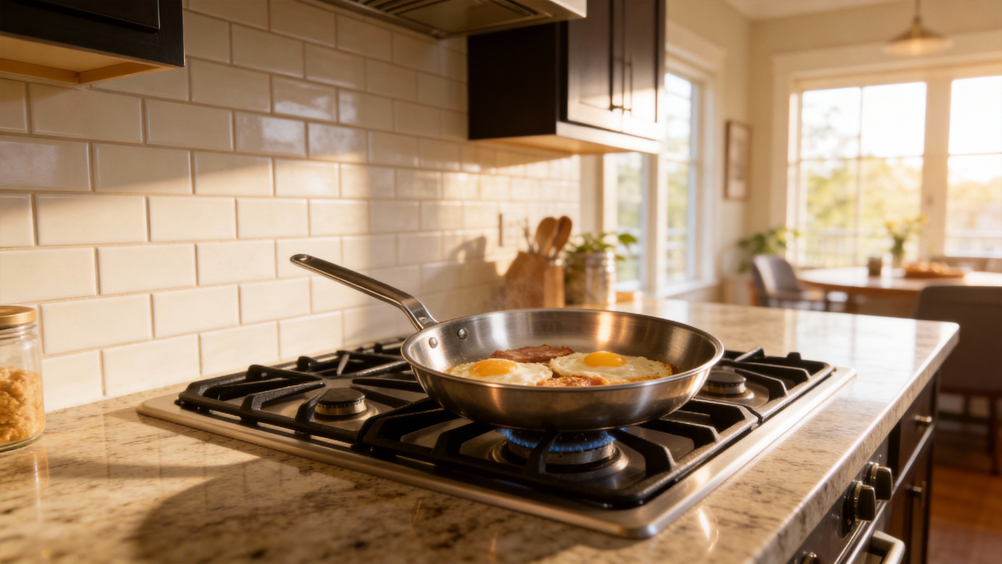 Stainless Steel Frying Pan