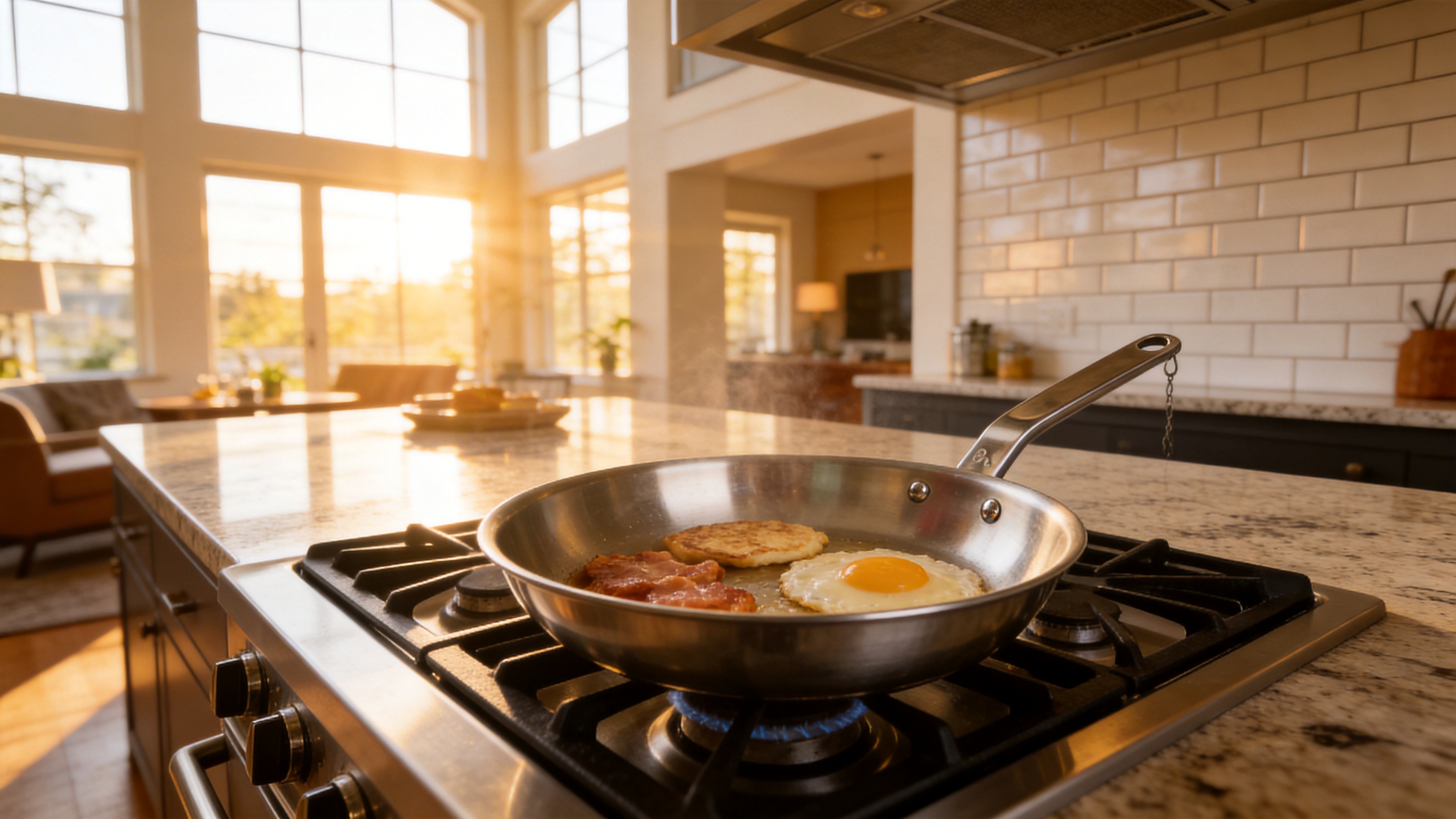 Stainless Steel Frying Pan