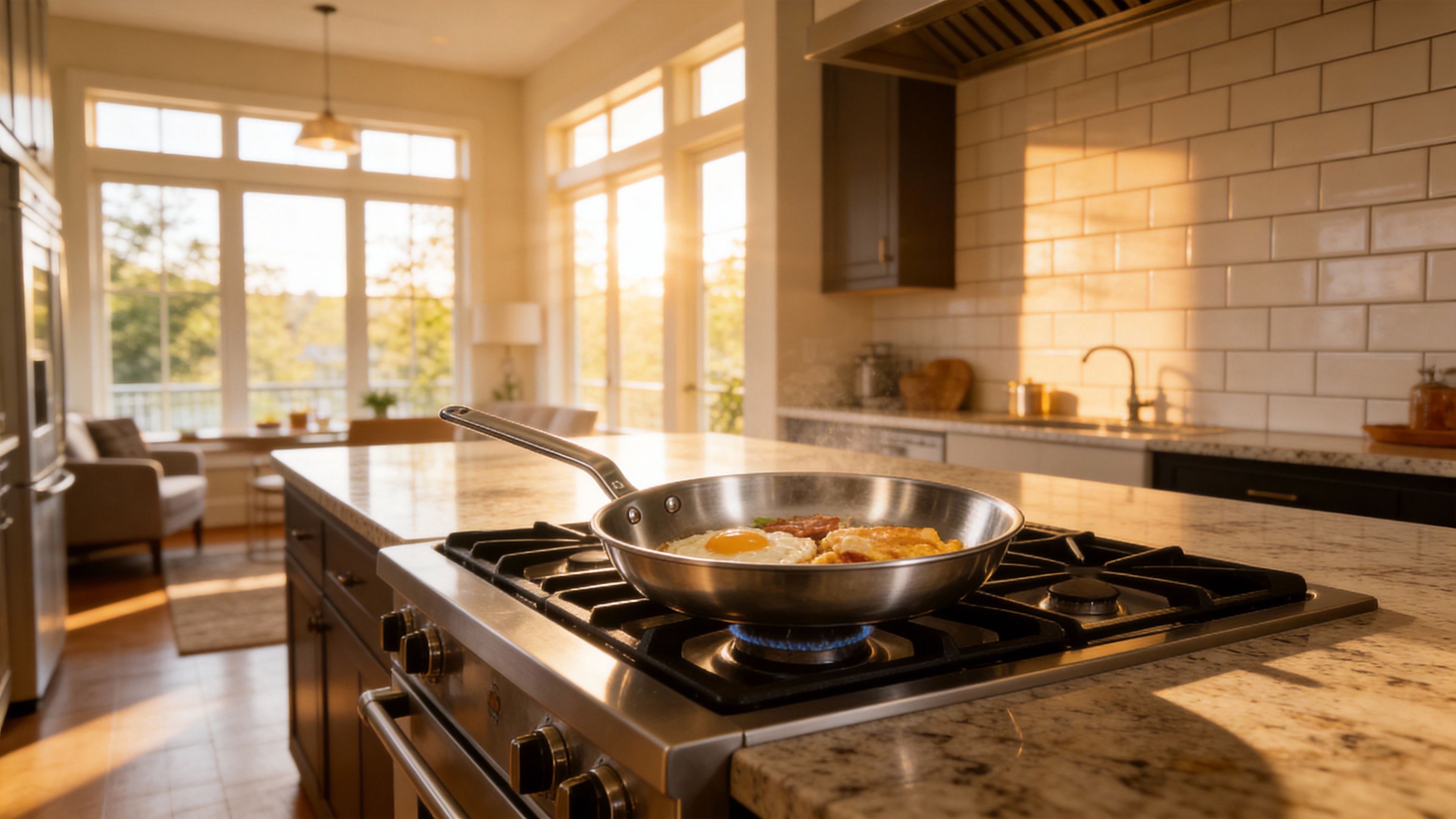 Stainless Steel Frying Pan