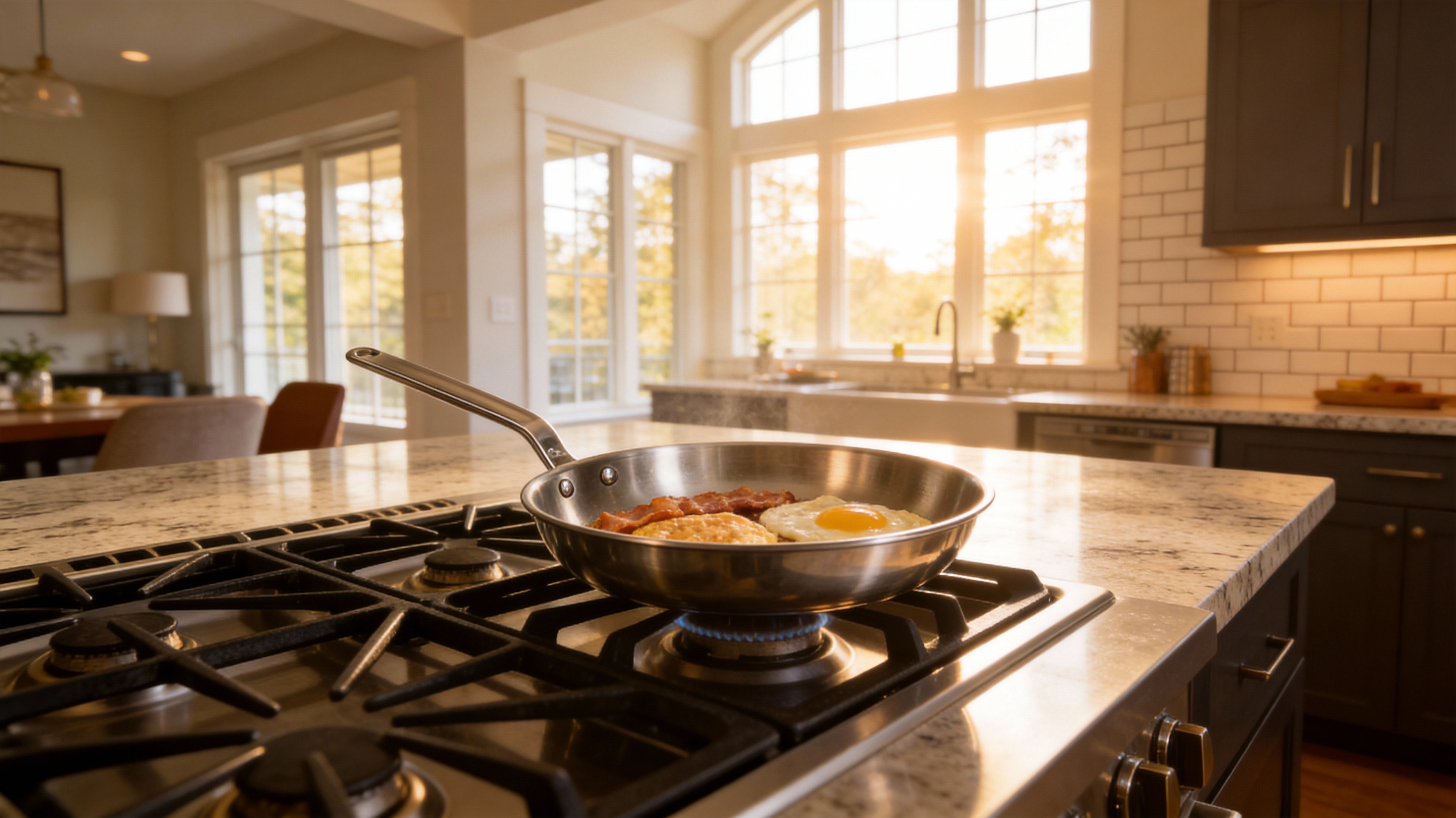 Stainless Steel Frying Pan