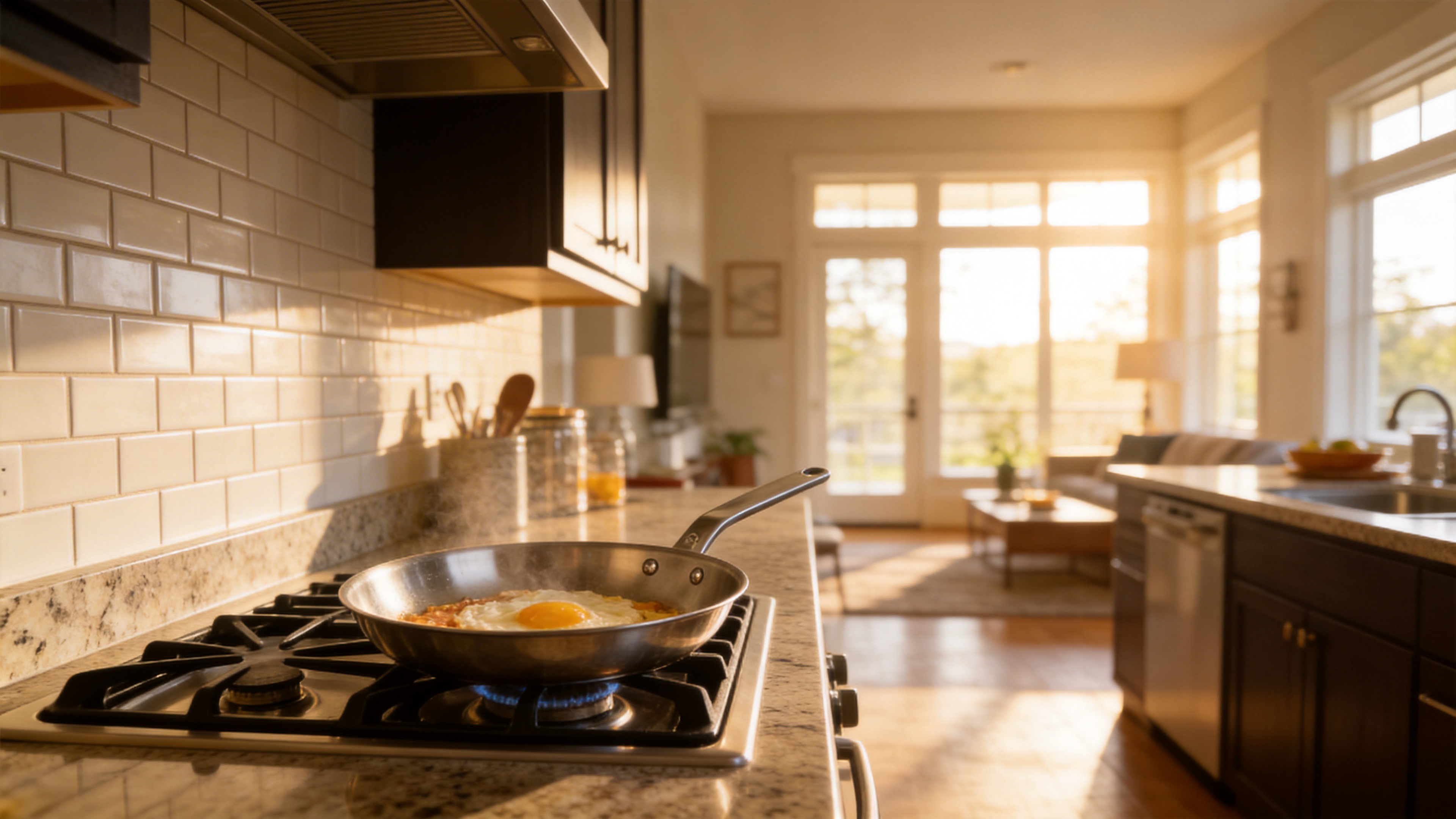 Stainless Steel Frying Pan