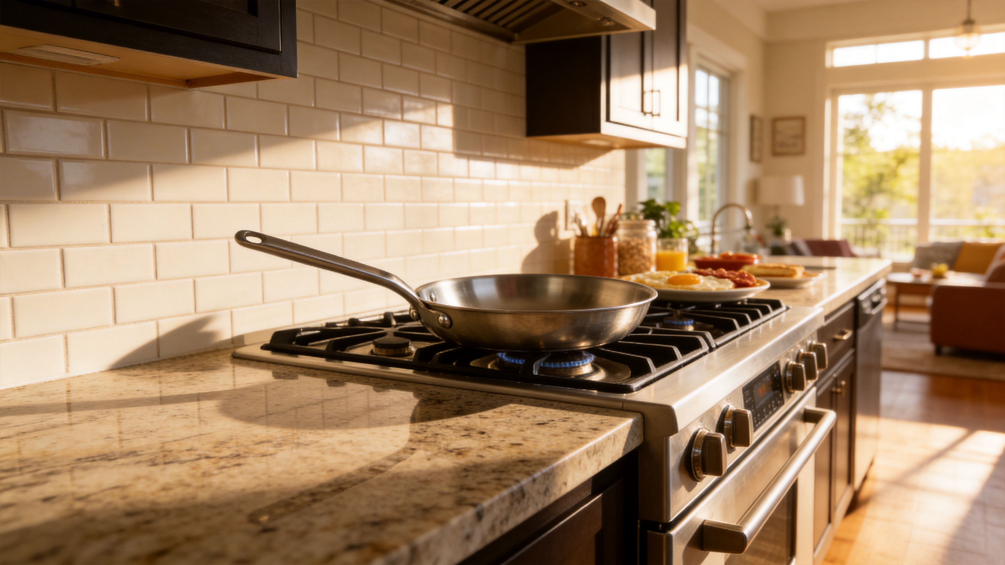 Stainless Steel Frying Pan