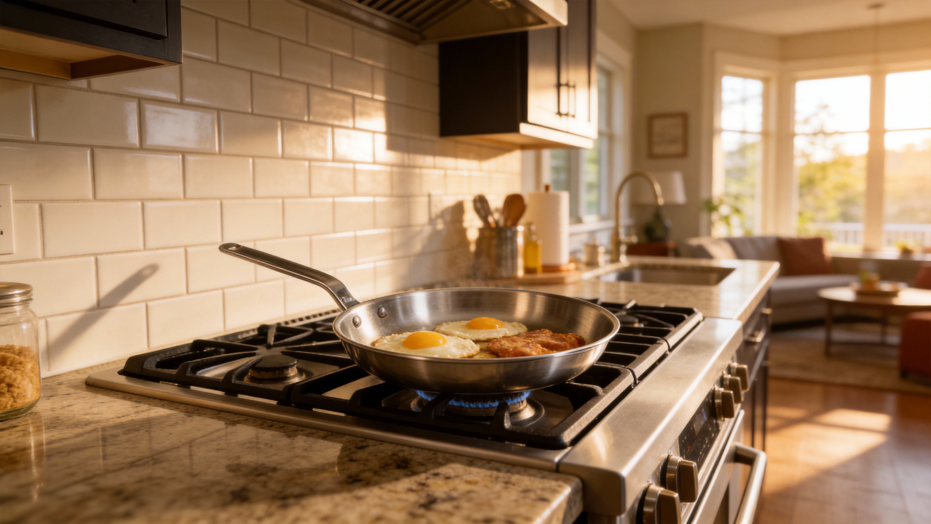 Stainless Steel Frying Pan