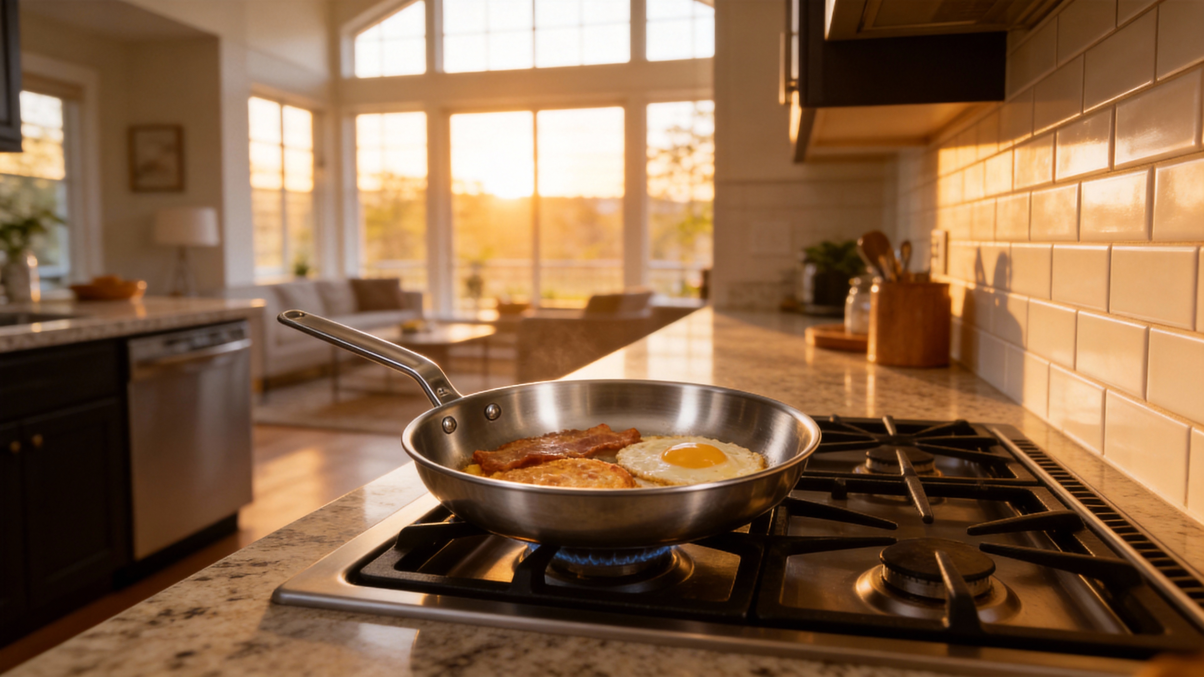 Stainless Steel Frying Pan