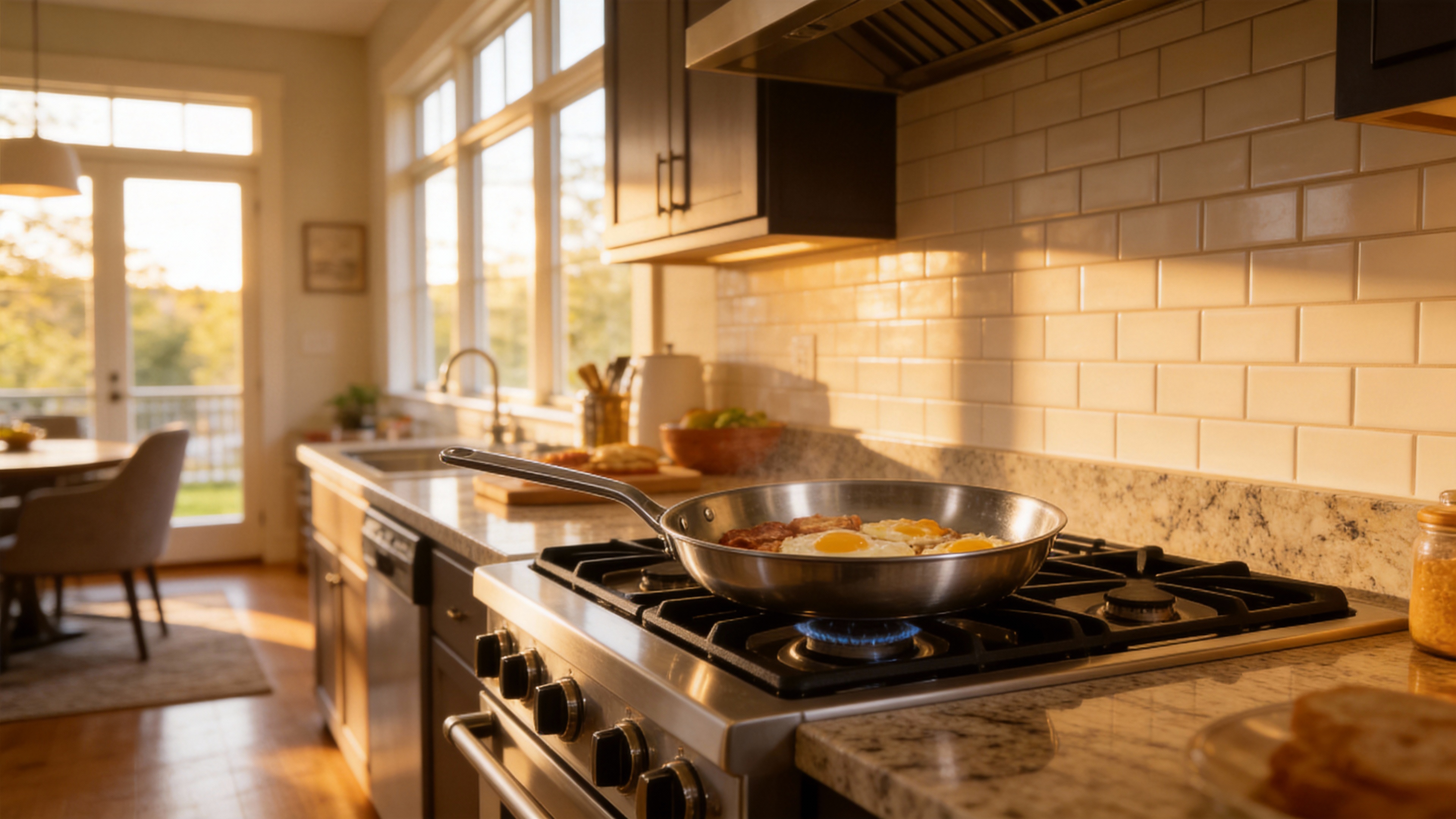 Stainless Steel Frying Pan