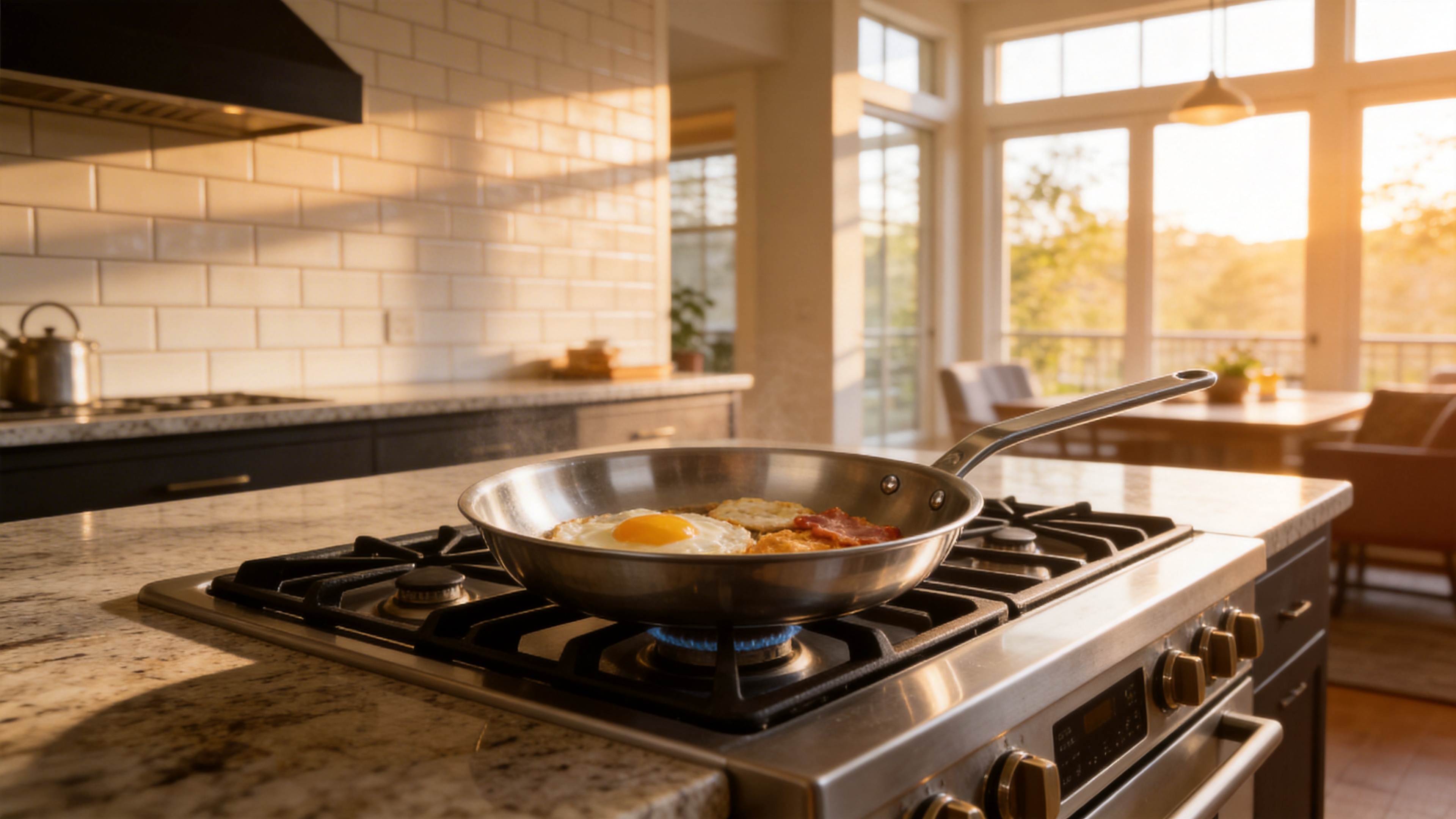 Stainless Steel Frying Pan