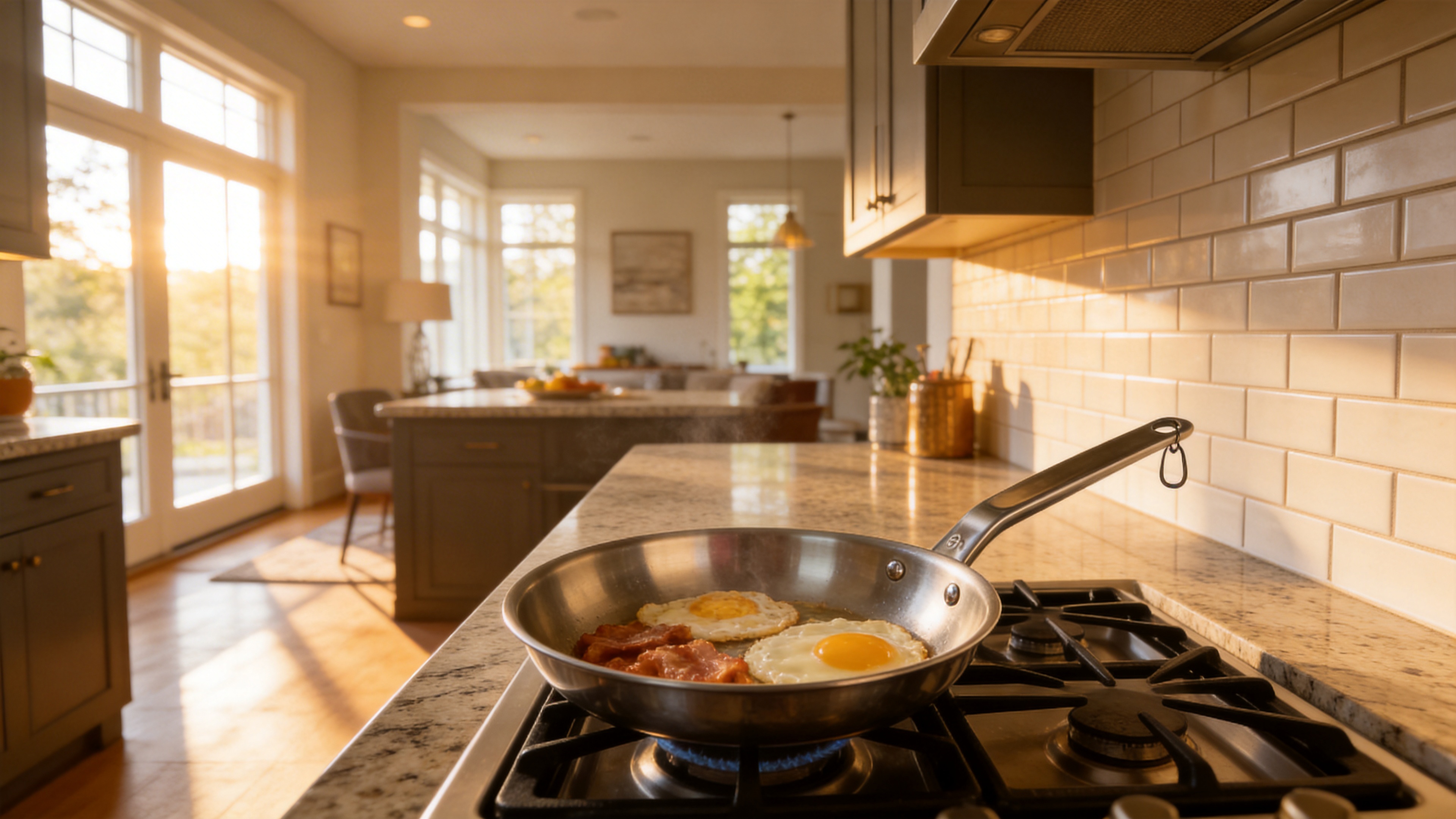 Stainless Steel Frying Pan