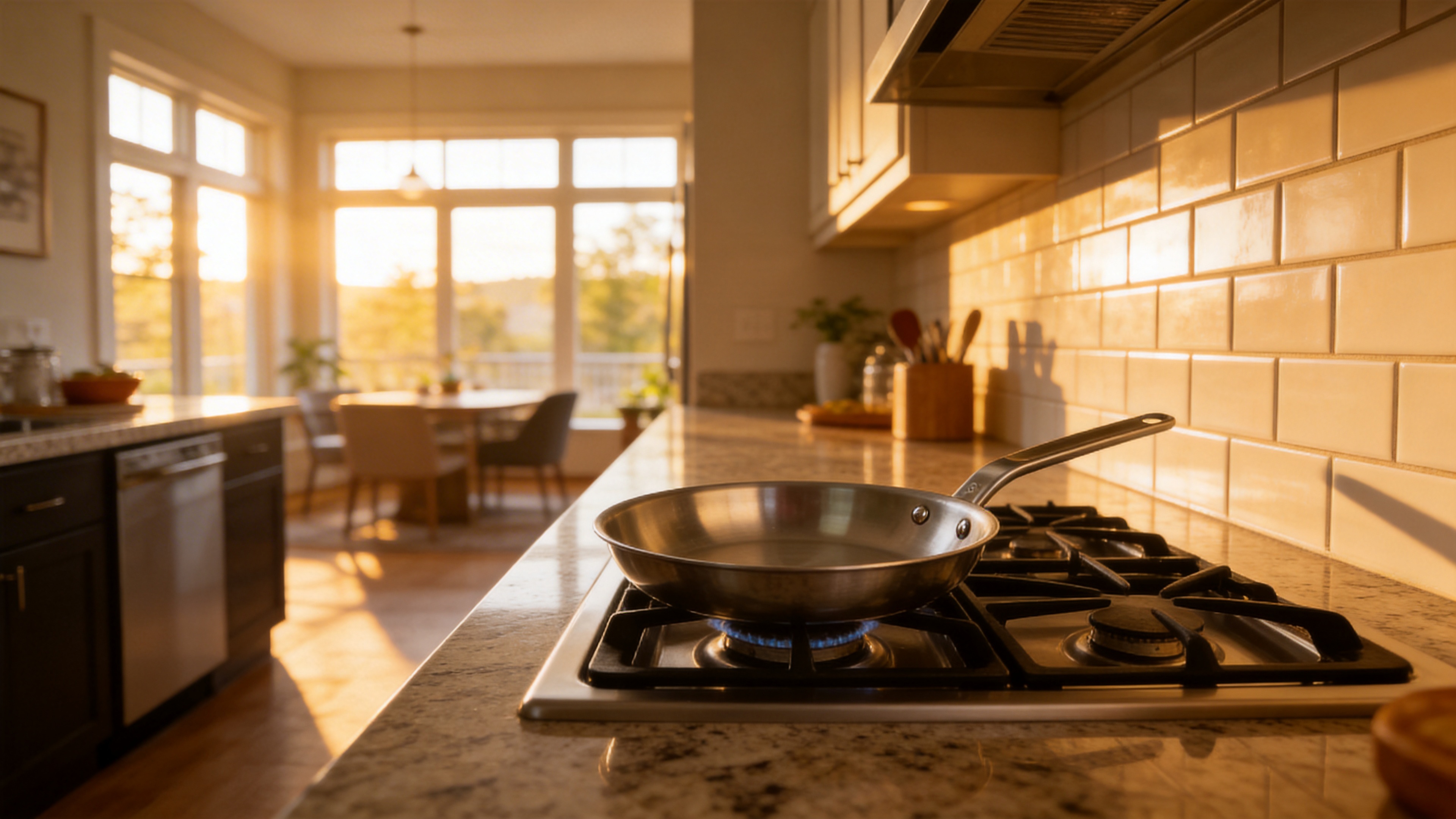 Stainless Steel Frying Pan