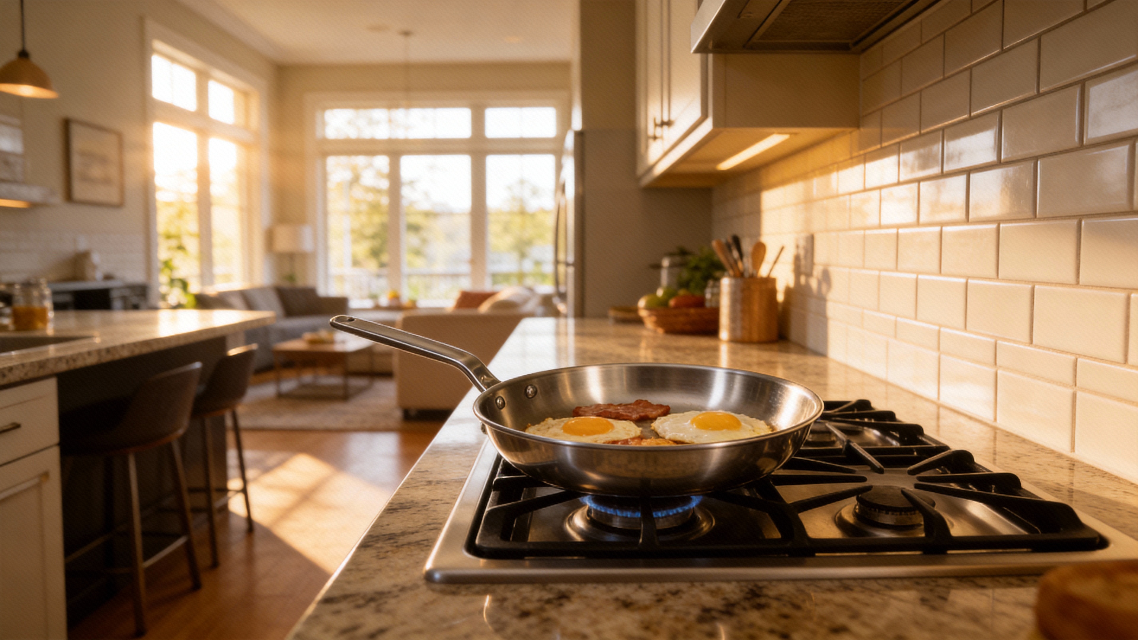 Stainless Steel Frying Pan