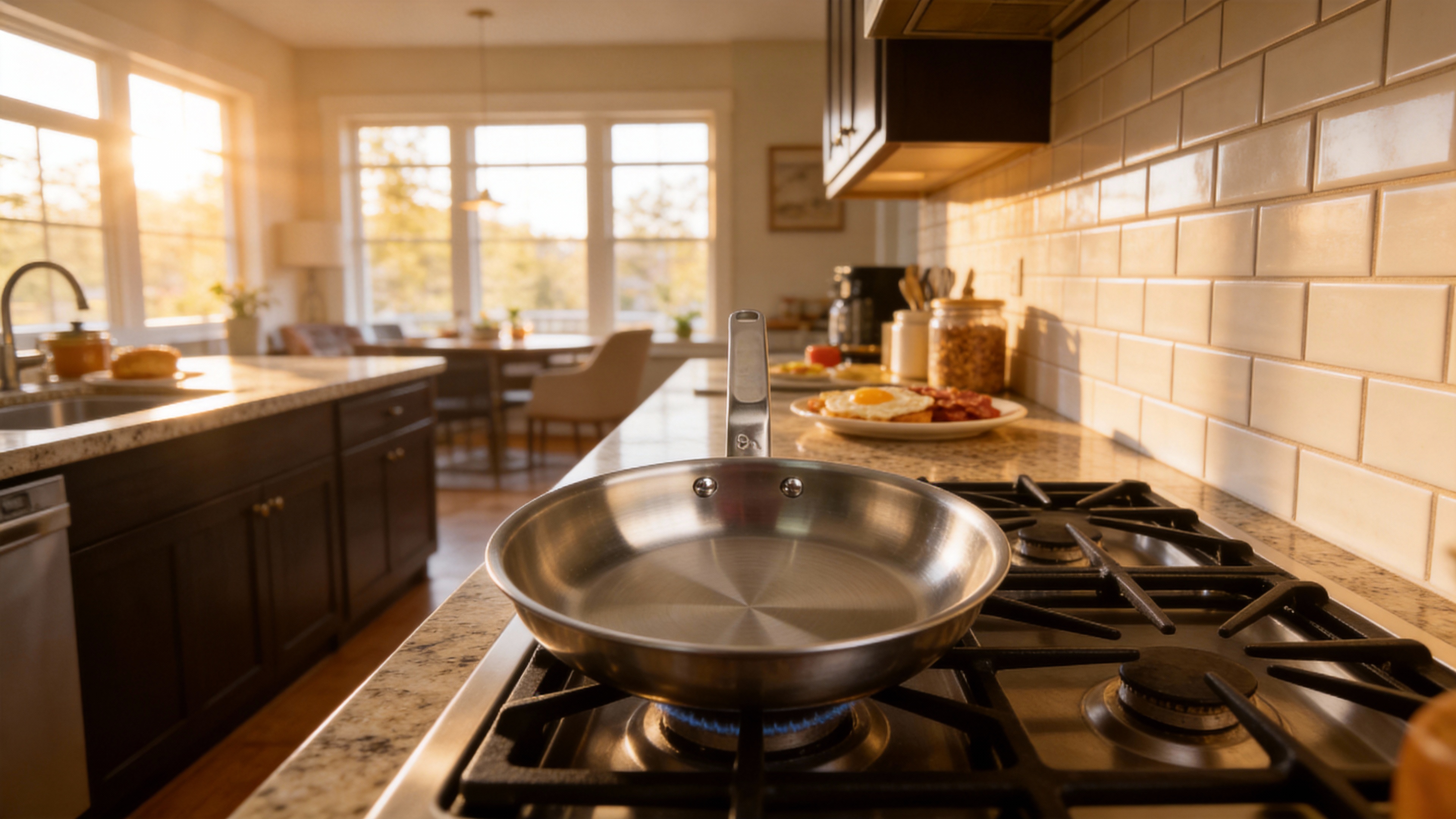 Stainless Steel Frying Pan