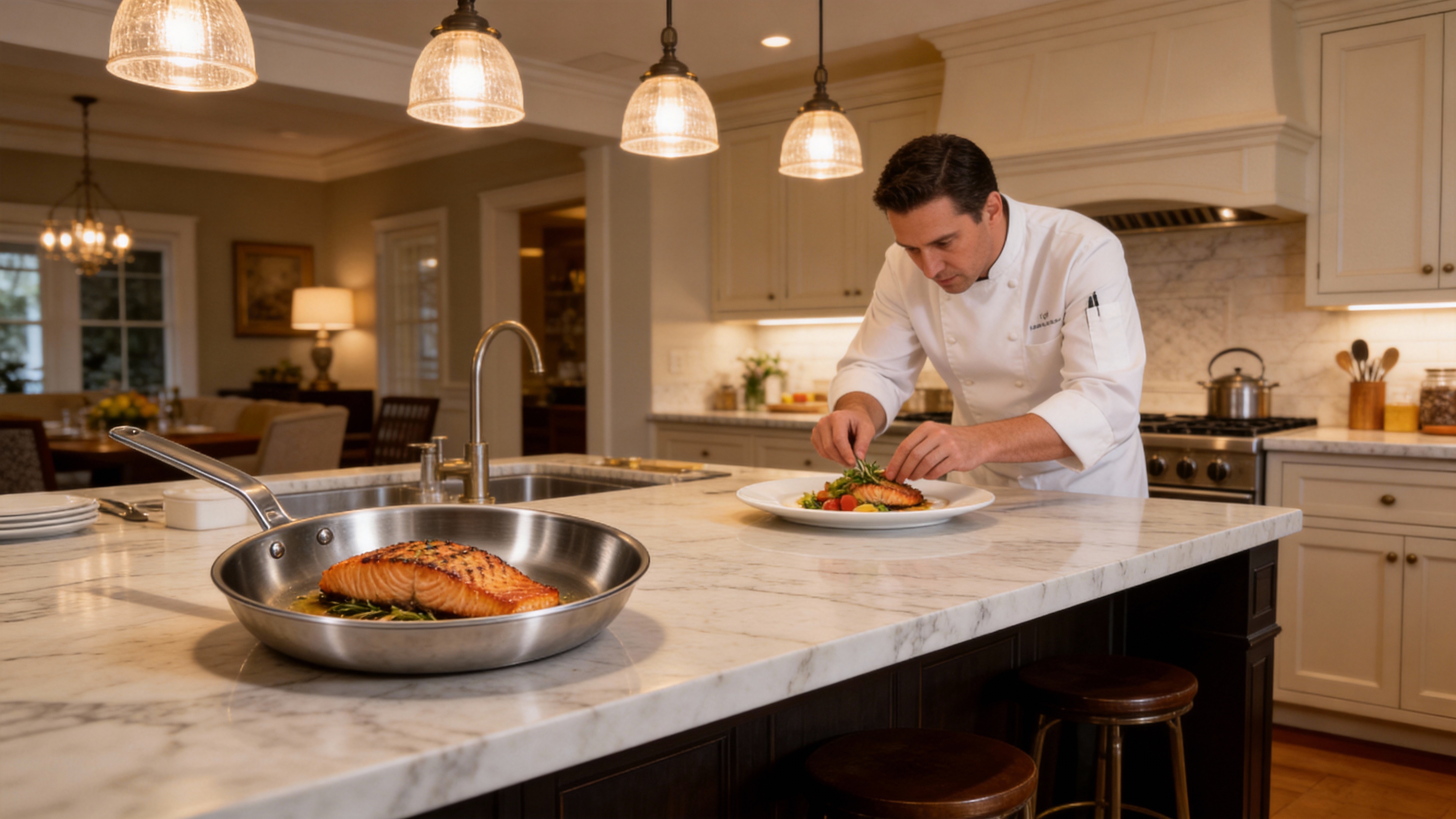 Stainless Steel Frying Pan