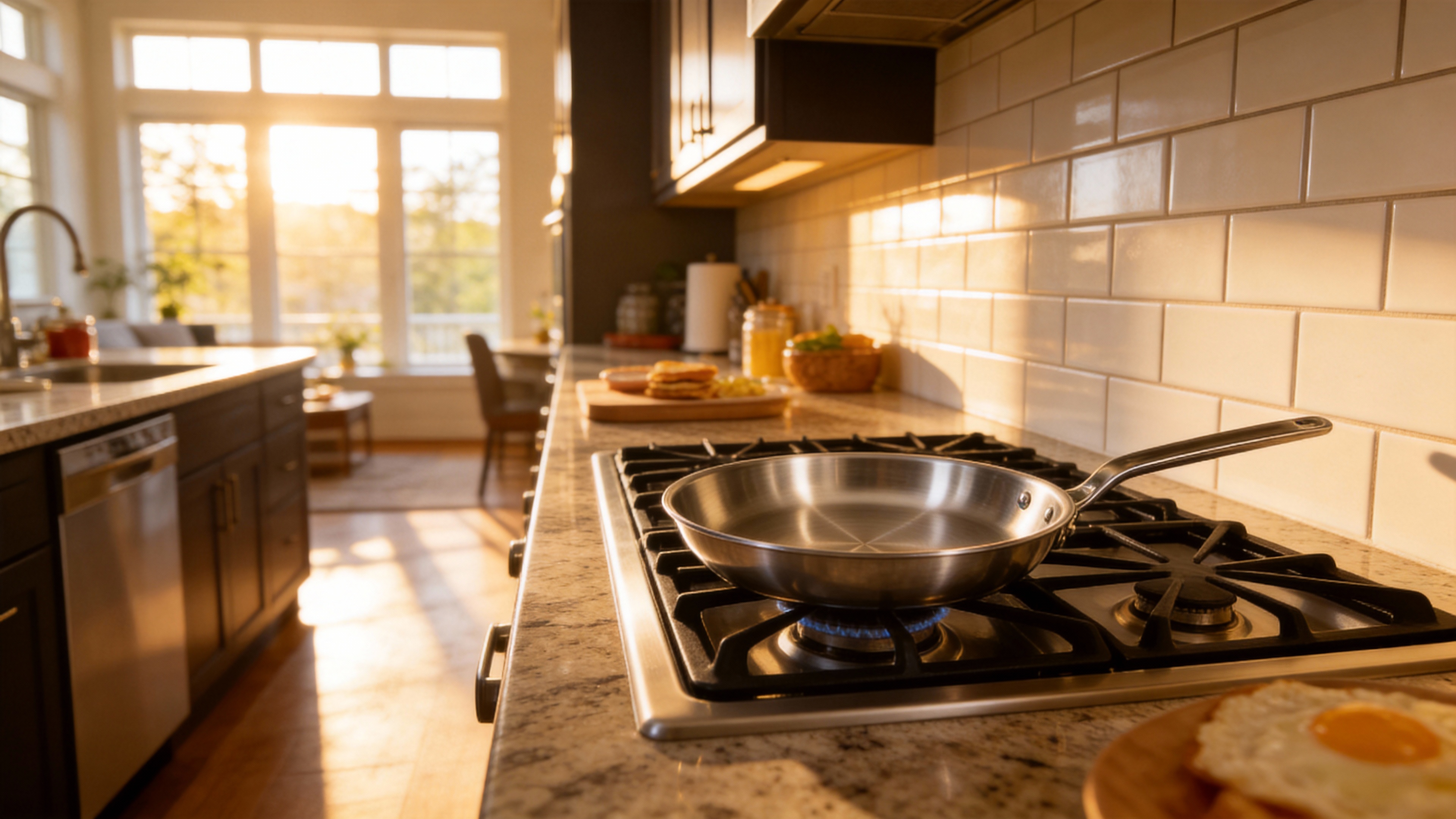 Stainless Steel Frying Pan