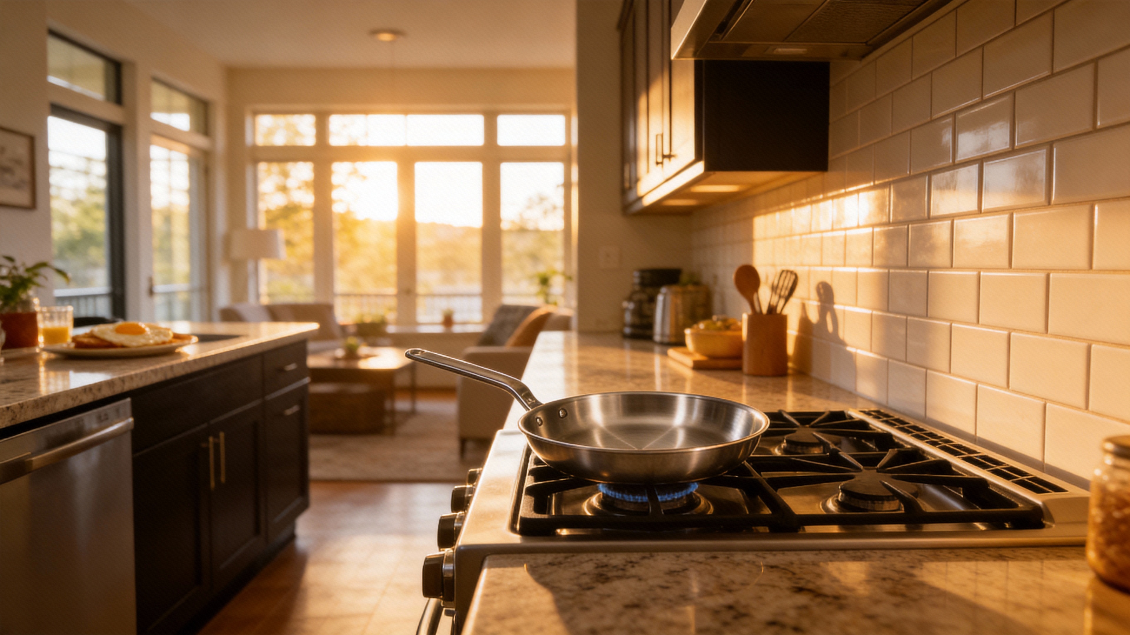 Stainless Steel Frying Pan