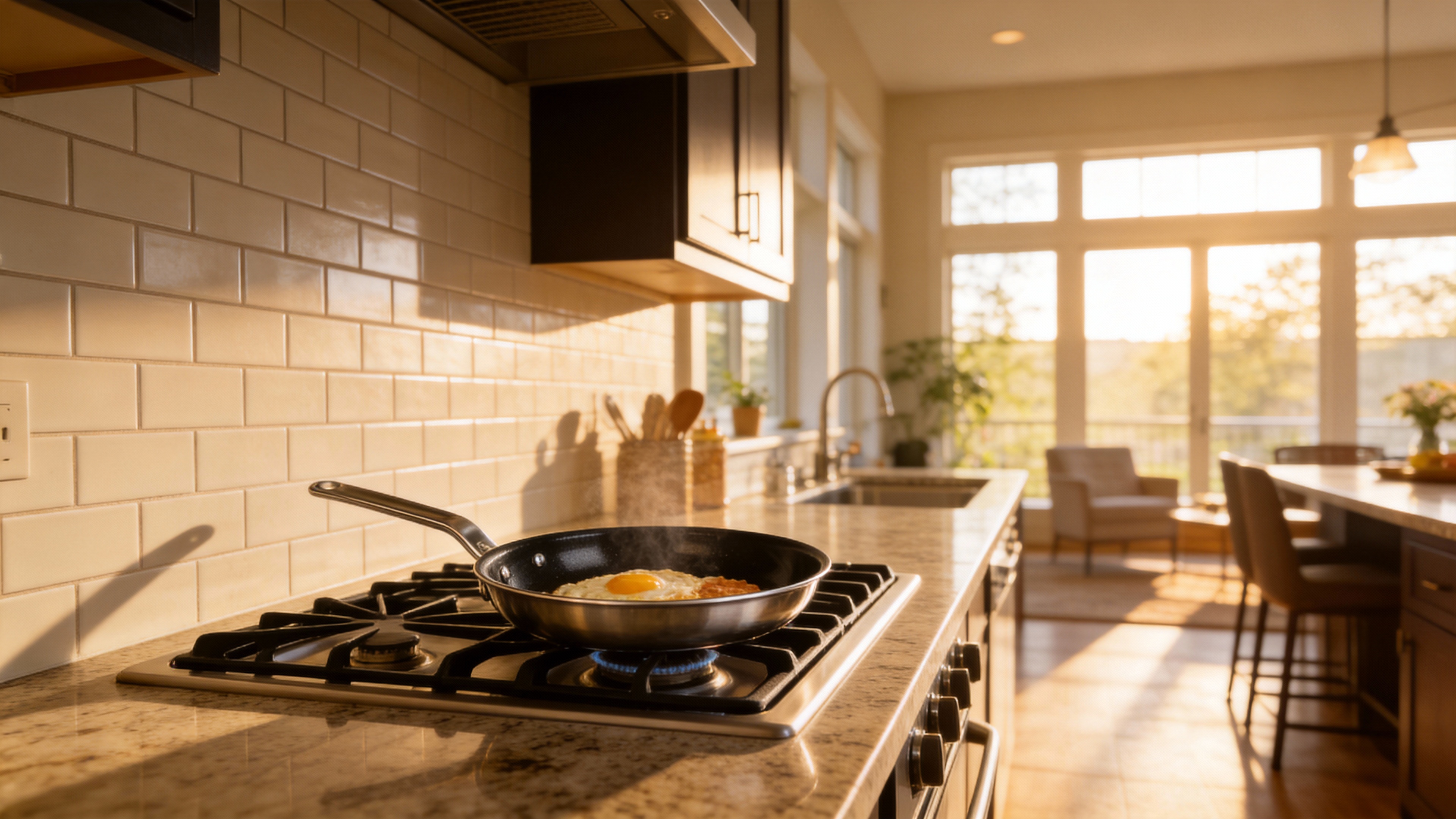 Stainless Steel Frying Pan