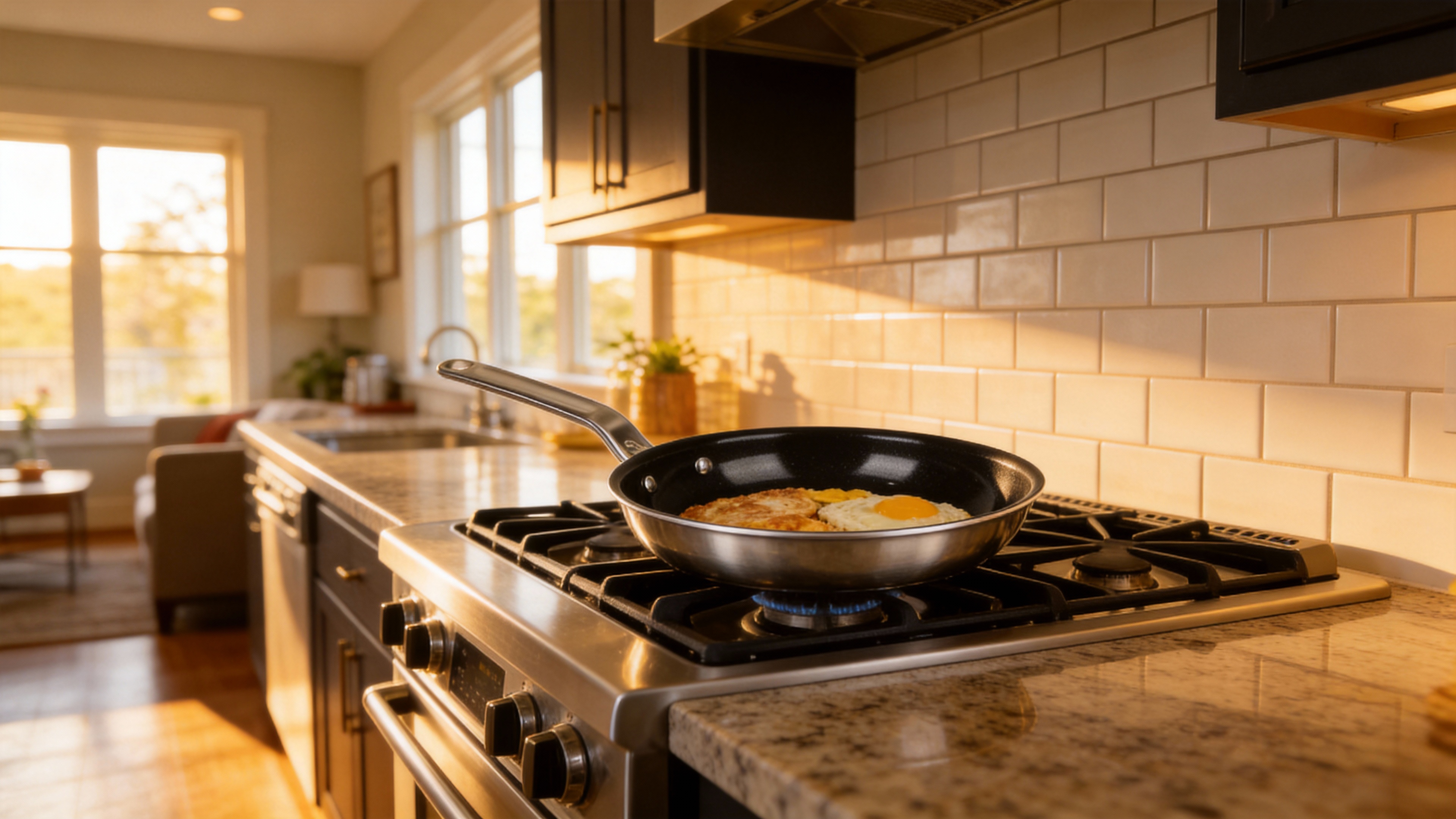 Stainless Steel Frying Pan