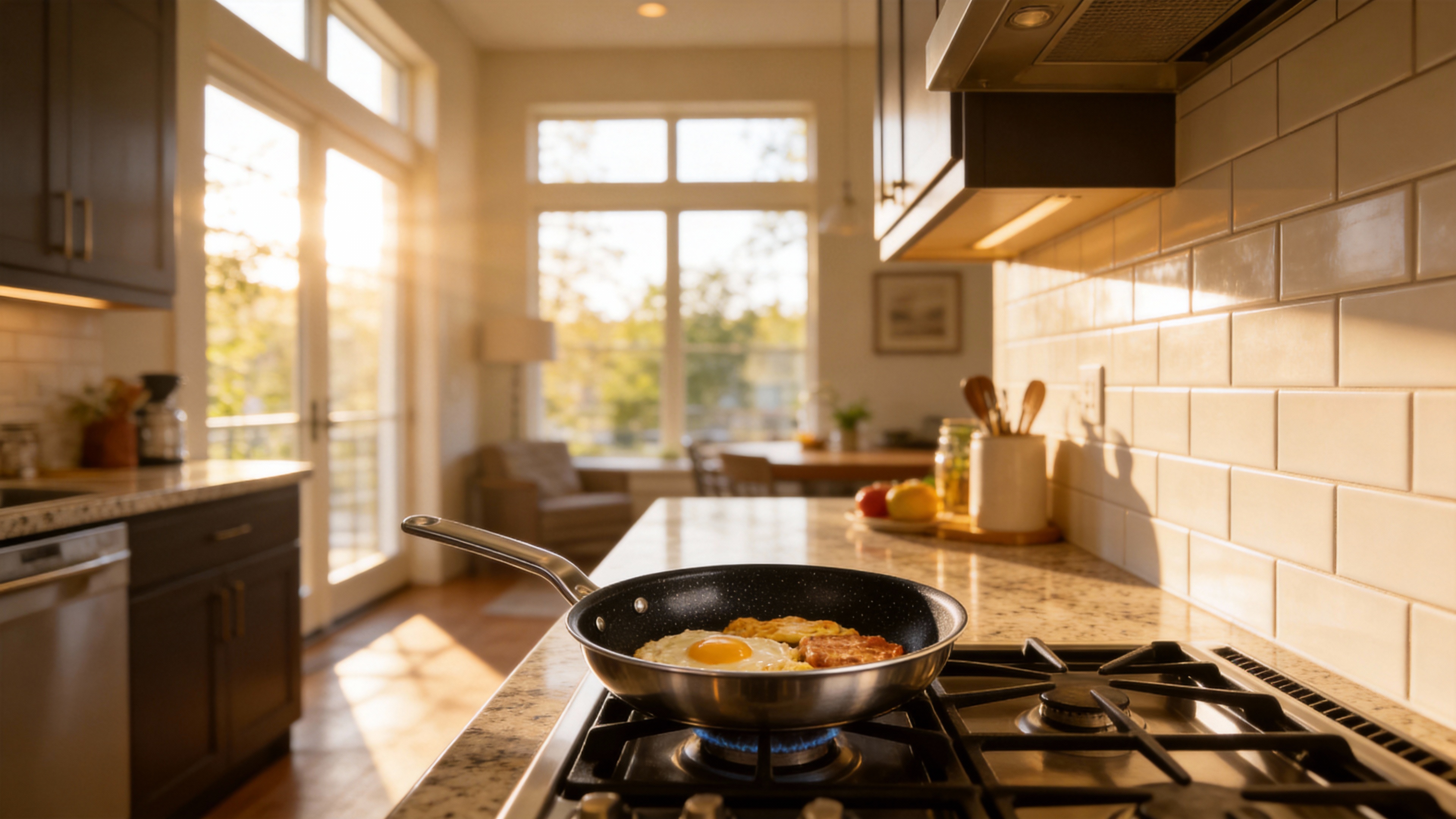 Stainless Steel Frying Pan