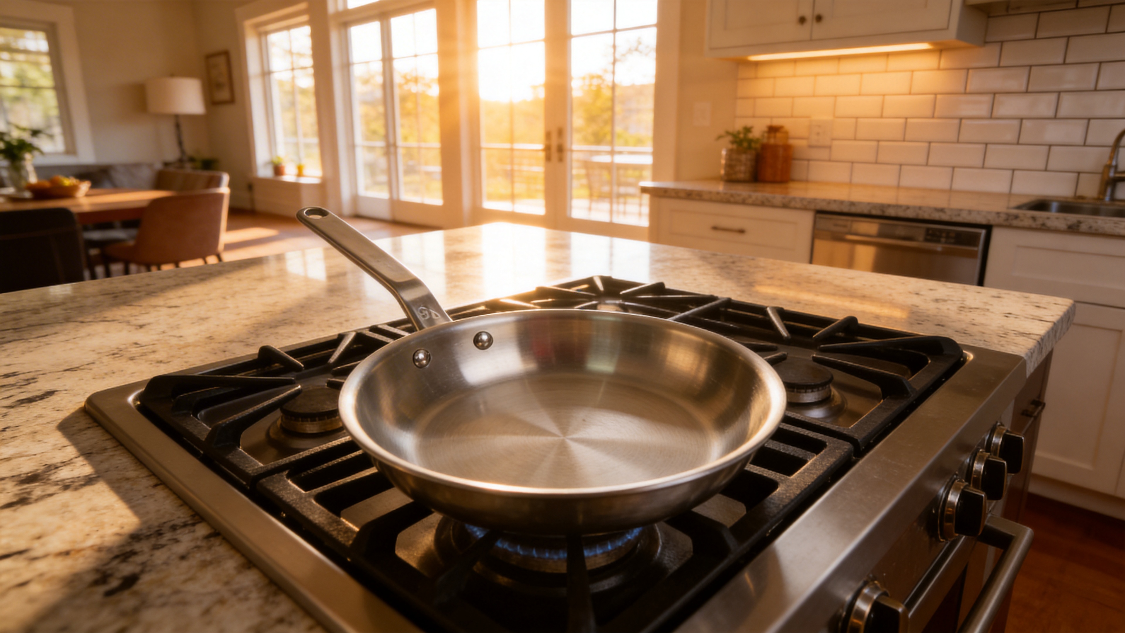 Stainless Steel Frying Pan