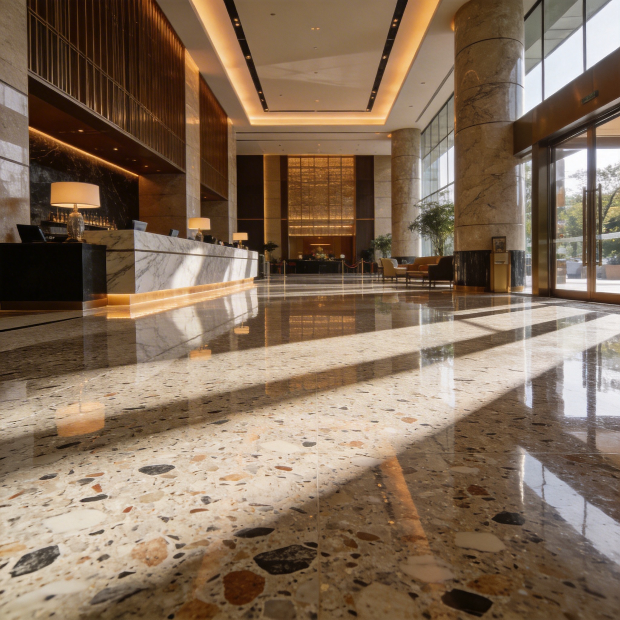 环氧磨石地坪:现代建筑地面的理想选择