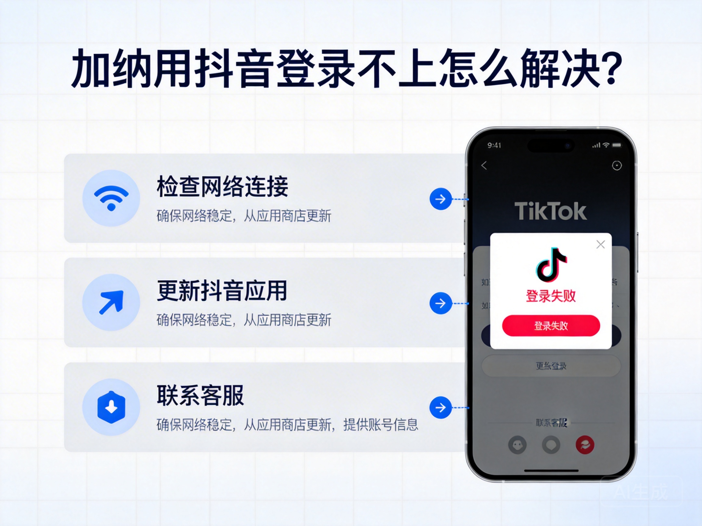 加纳用抖音登录不上怎么解决?