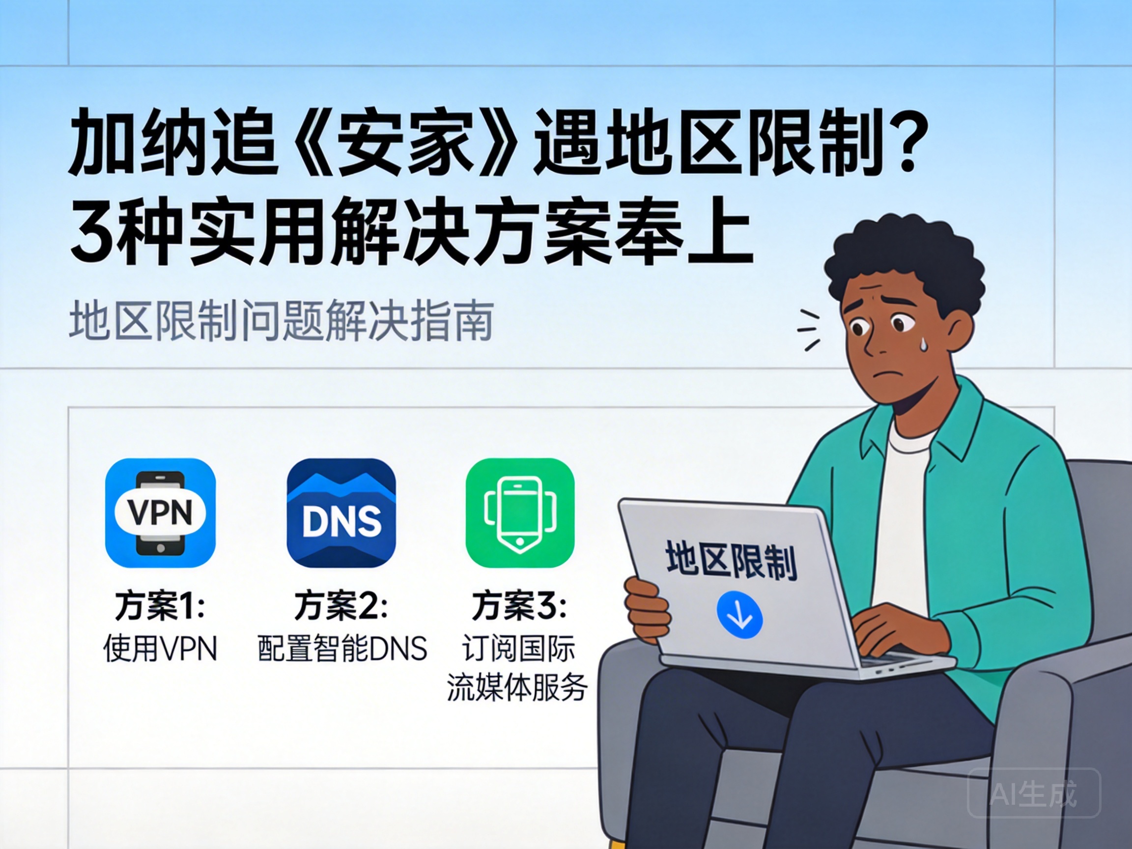 加纳追《安家》遇地区限制?3种实用解决方案奉上