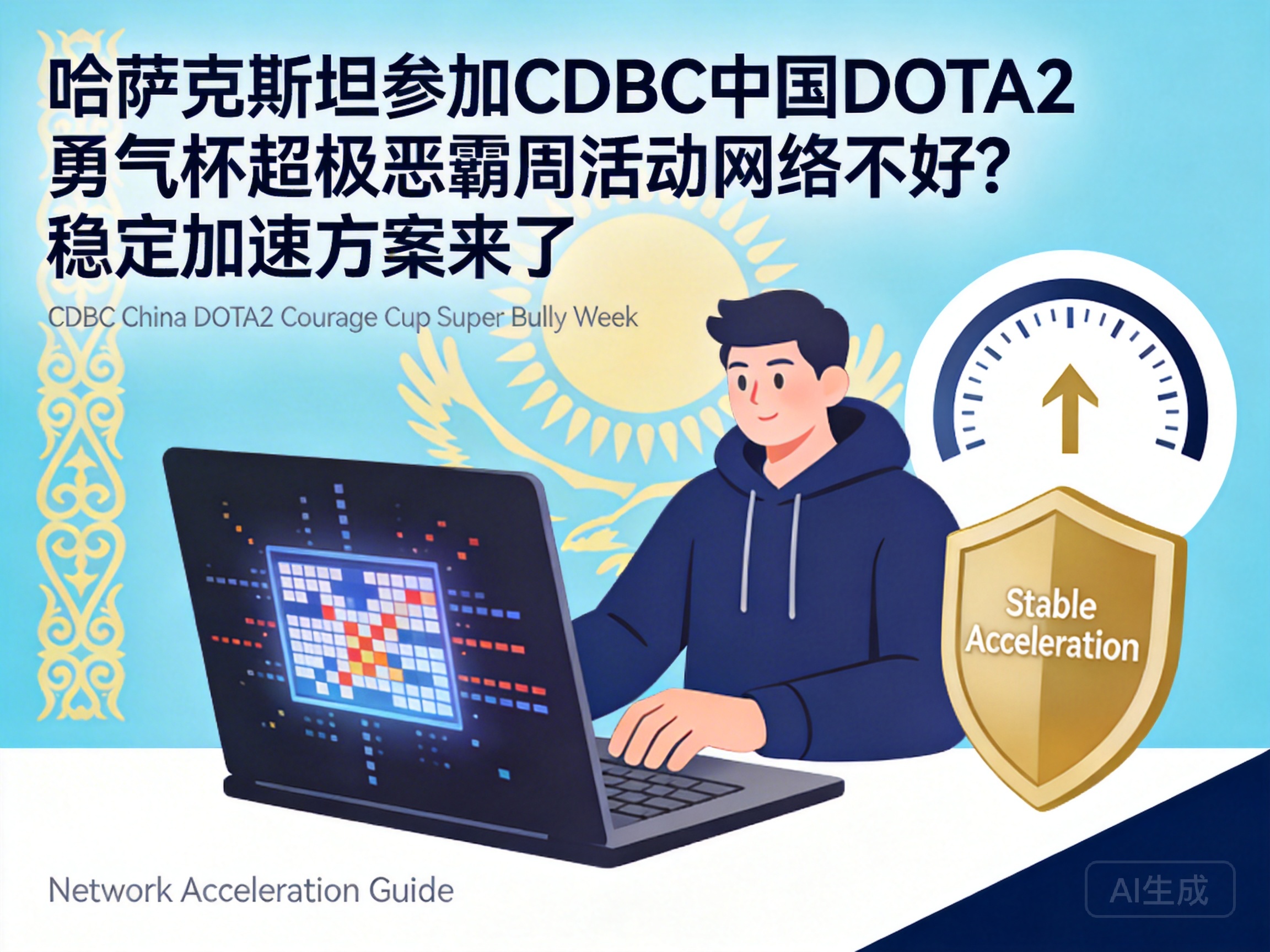 Bad Internet for Kazakhstan Players in CDBC China DOTA2 Courage Cup Super Bully Week? Stable Acceleration Solutions Are Here