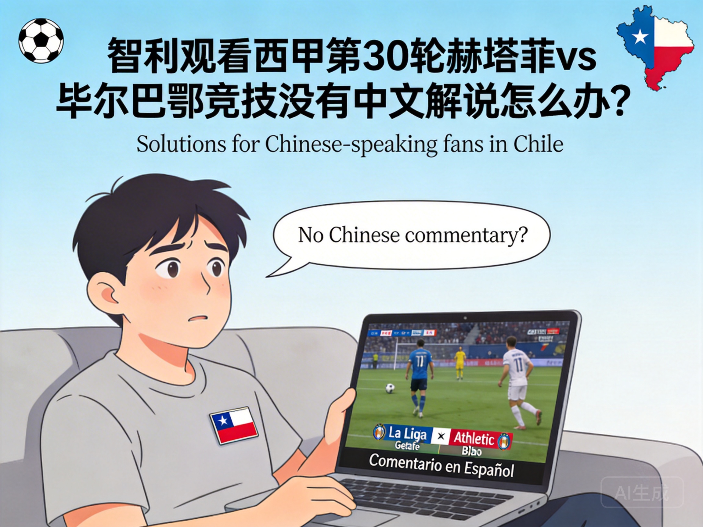 What to Do If There’s No Chinese Commentary for Getafe vs Athletic Bilbao (La Liga Round 30) in Chile?
