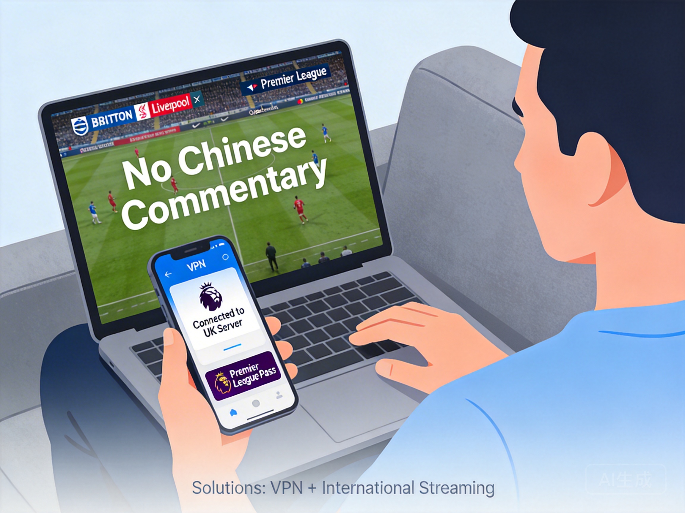 How to Get Chinese Commentary for Brighton vs Liverpool Premier League Match in Australia?