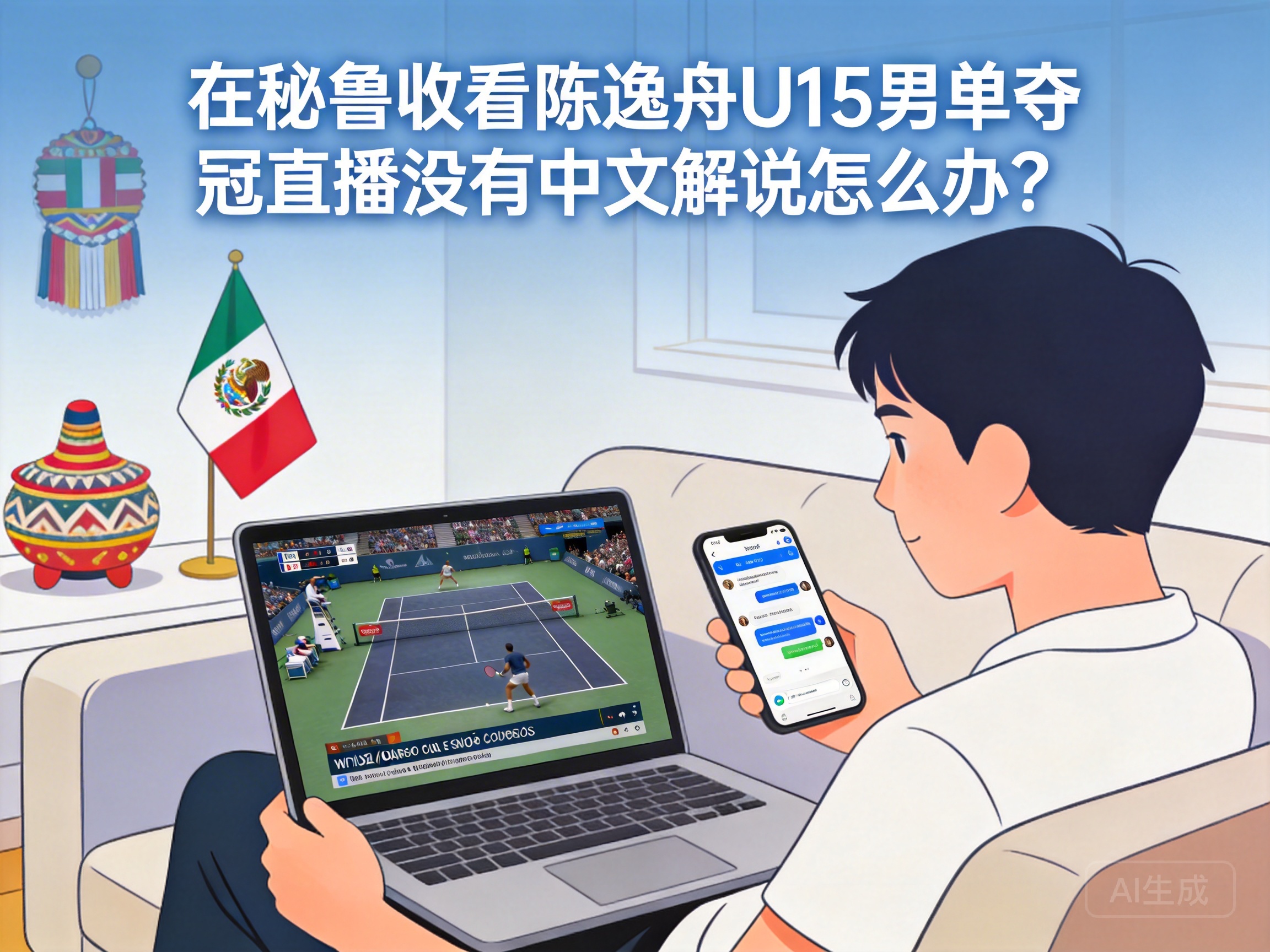 在秘鲁收看陈逸舟U15男单夺冠直播没有中文解说怎么办？