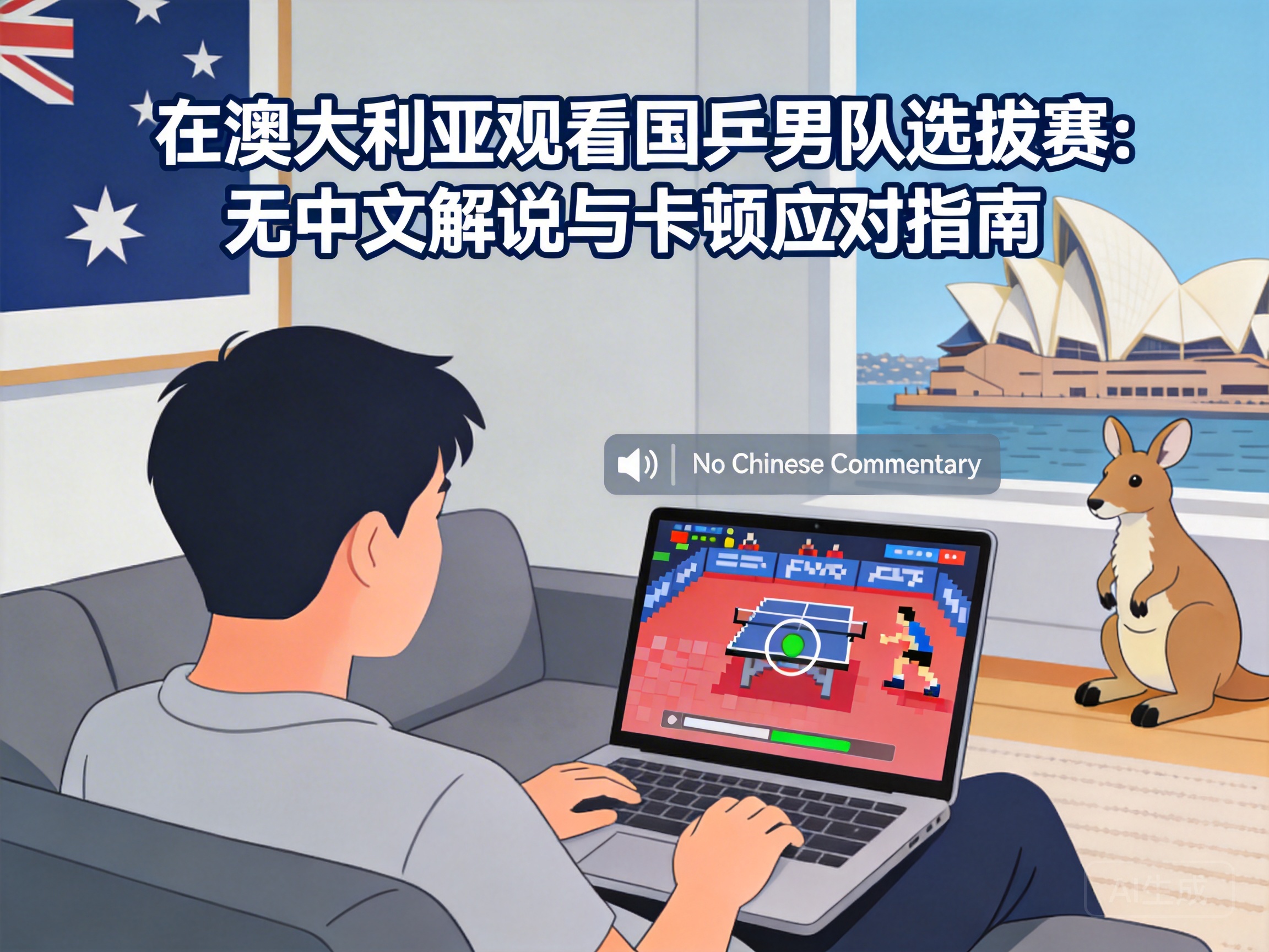 How to Fix No Chinese Commentary and Buffering When Watching China Men's Table Tennis Trials in Australia?