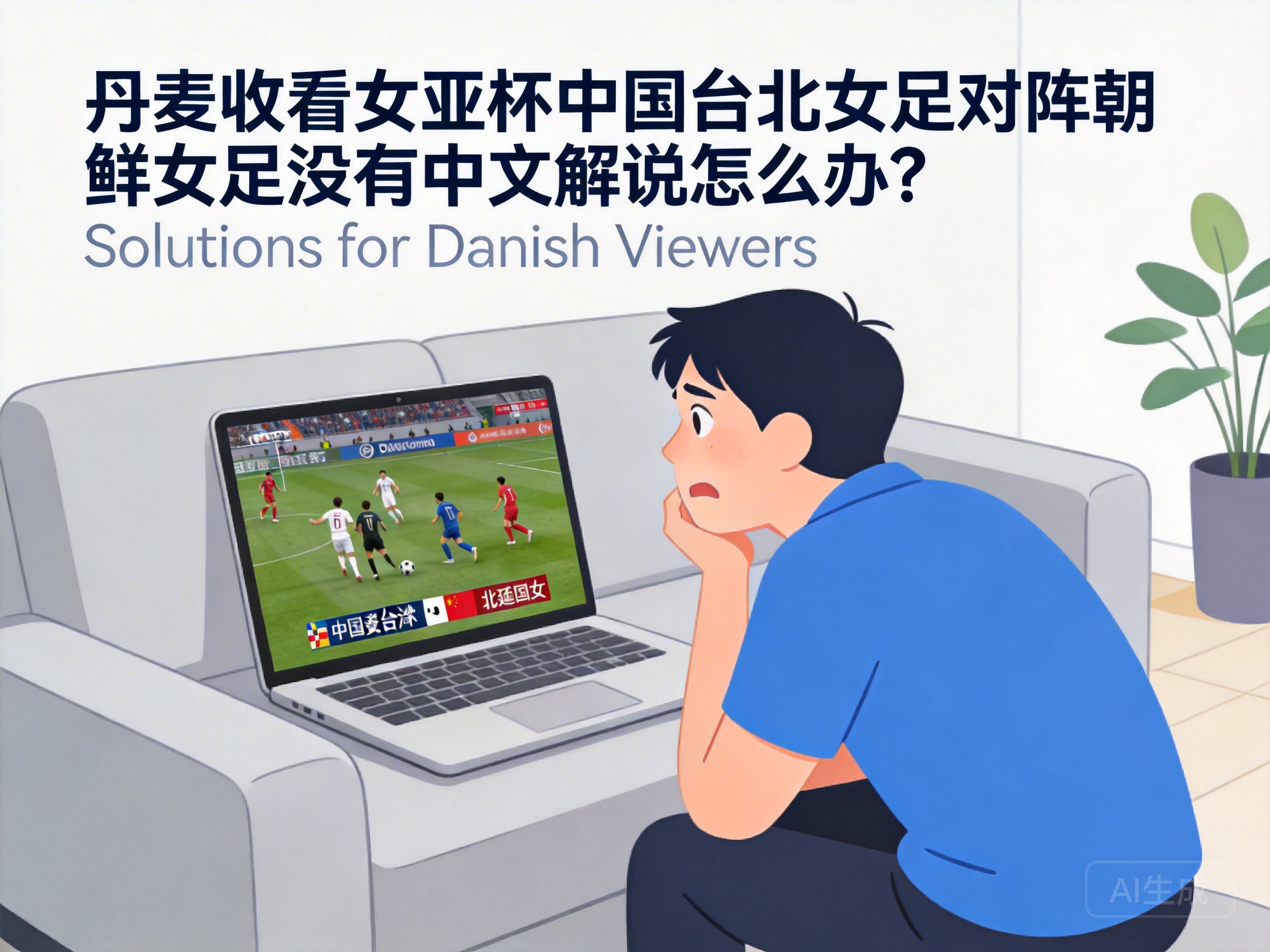 How to Get Chinese Commentary for Chinese Taipei vs DPRK Women's Asian Cup Match in Denmark?