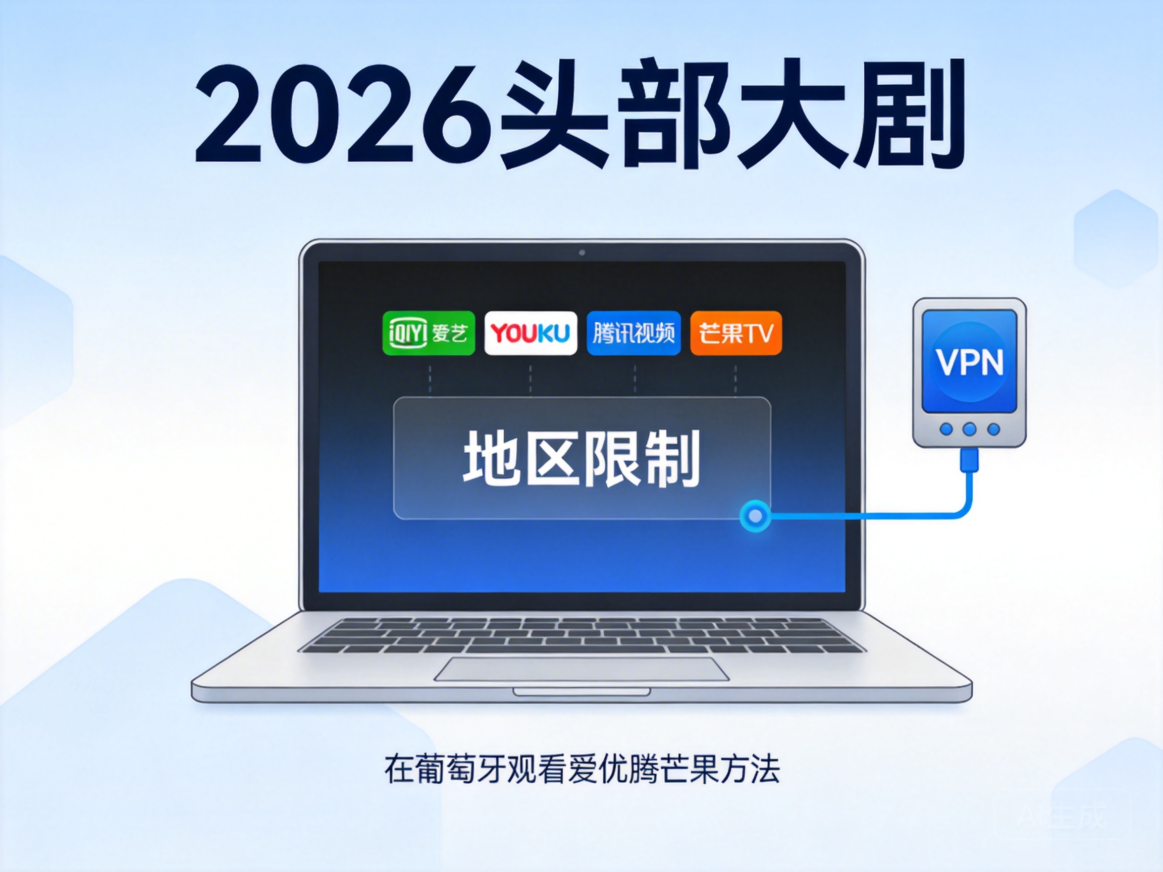 在葡萄牙想看爱优腾芒果2026头部大剧被地区限制不能看有什么办法吗？