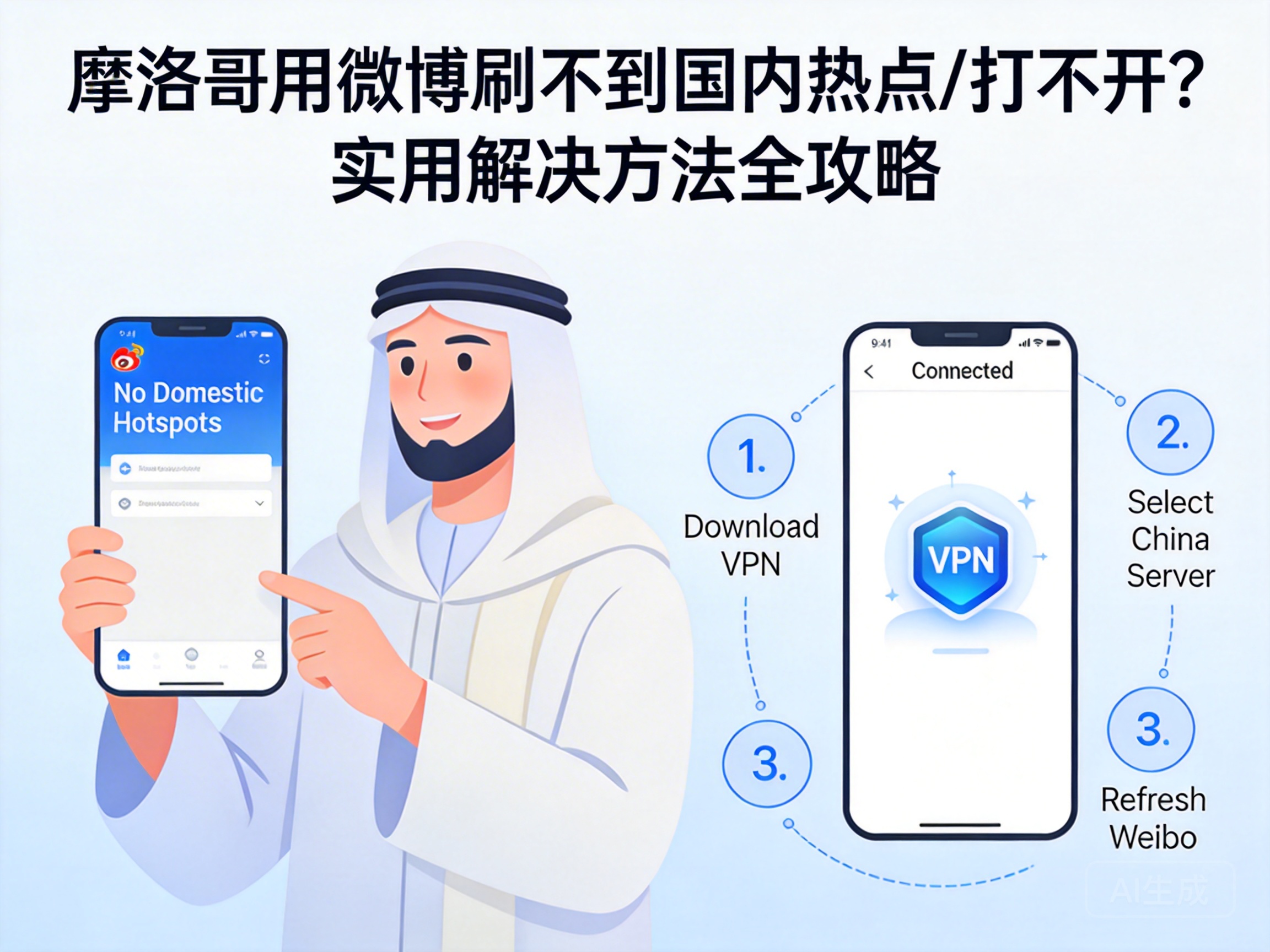 Can't Access Weibo Hot Topics or Open Weibo in Morocco? Complete Practical Solutions