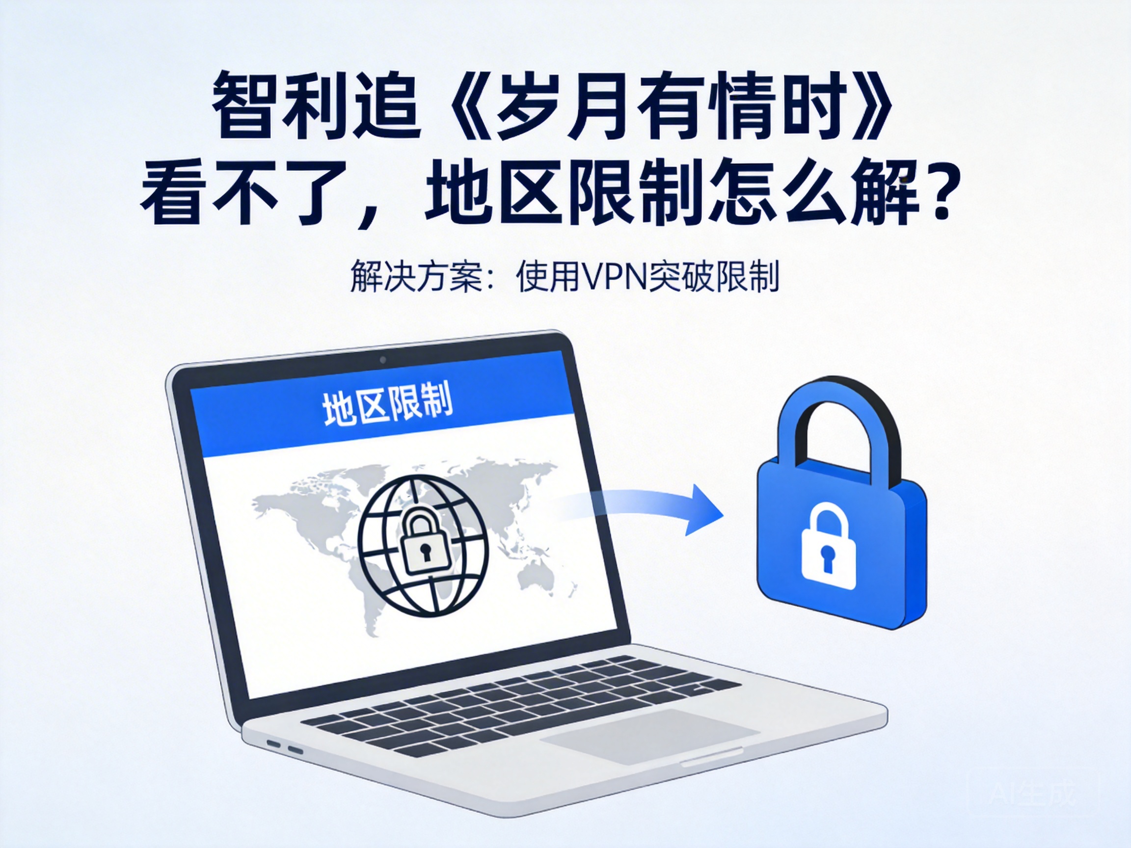 智利追《岁月有情时》看不了，地区限制怎么解？