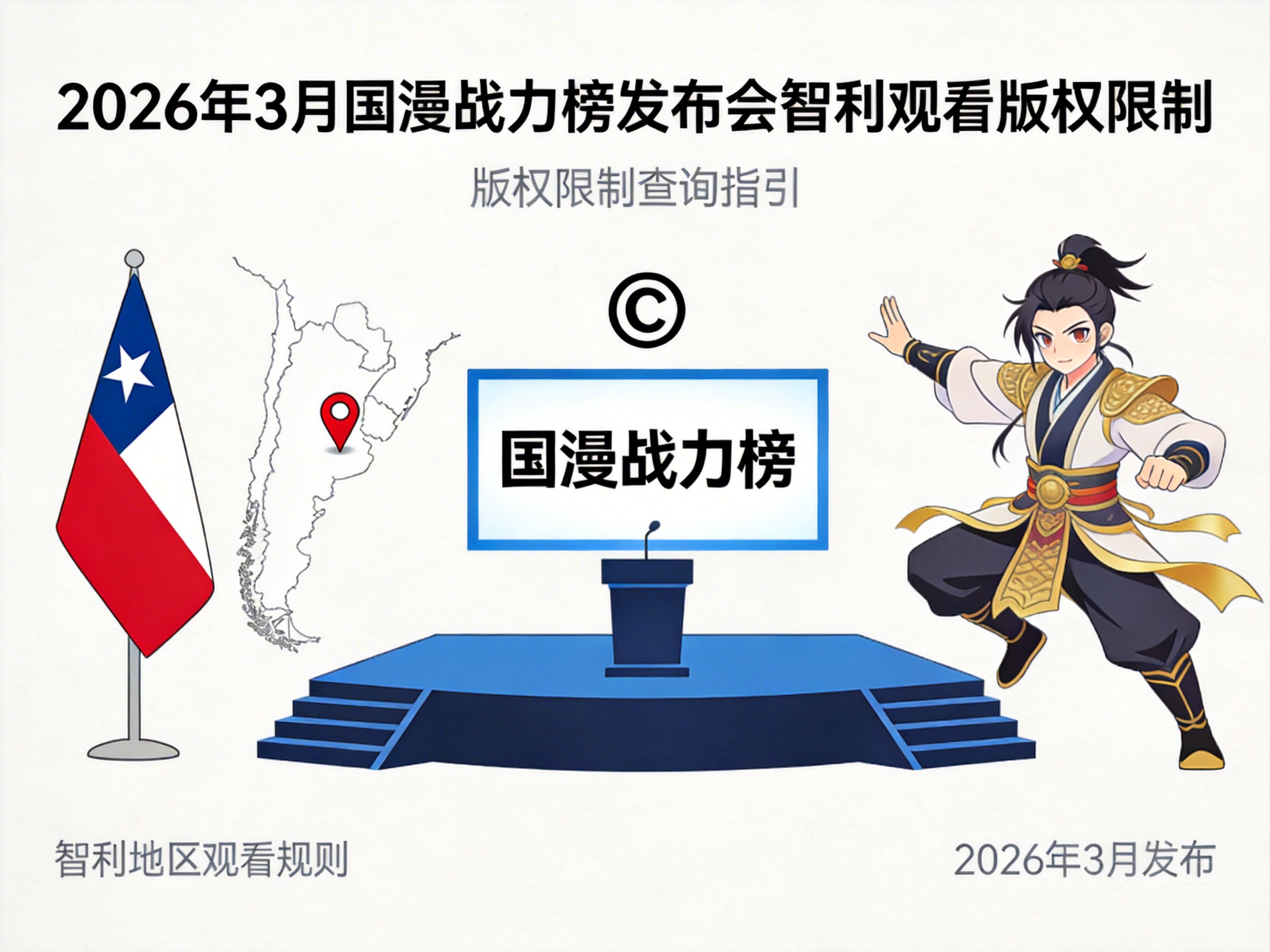 在智利看2026年3月国漫战力榜发布会被版权限制不能看吗？