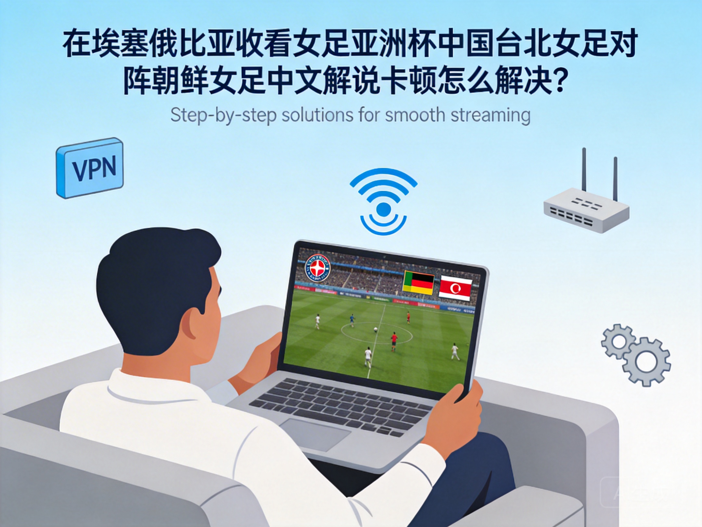 How to Fix Buffering Issues When Watching Chinese Commentary of Chinese Taipei vs DPRK Women's Asian Cup Match in Ethiopia?