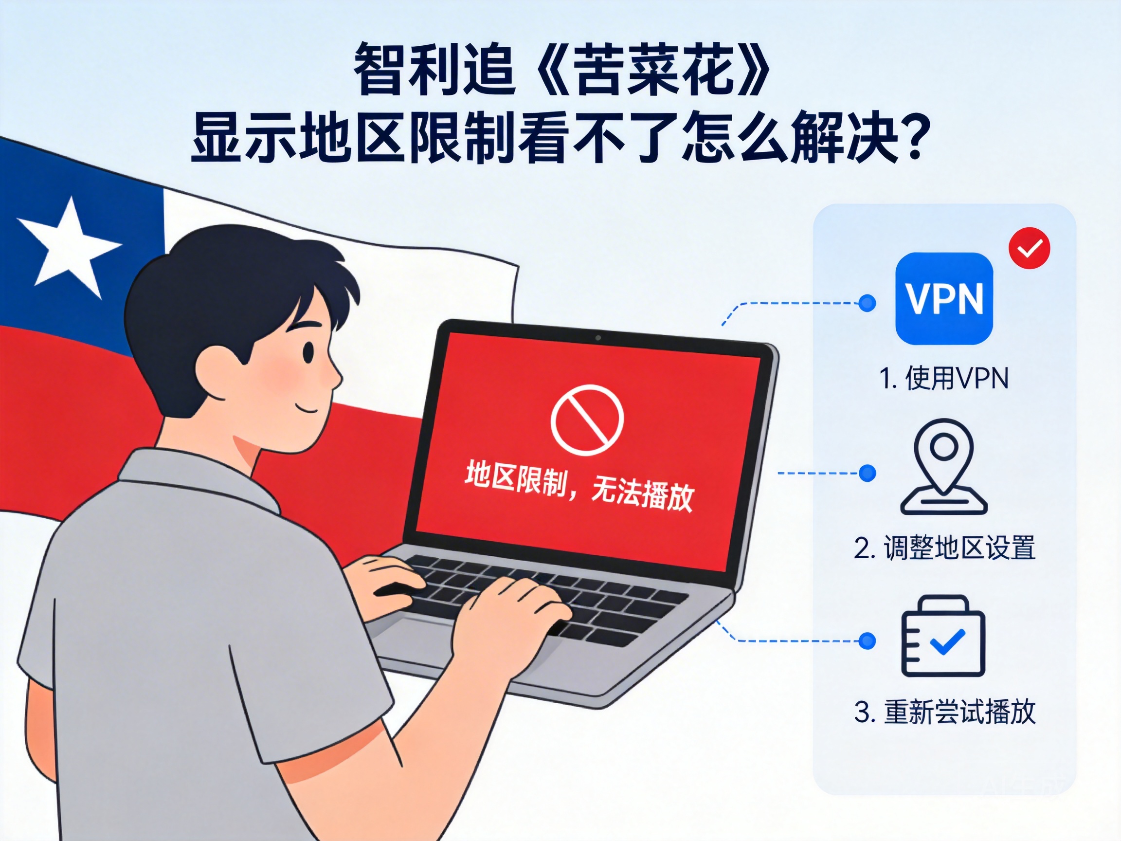 How to Fix Regional Restrictions When Watching "The Bitter Cauliflower" in Chile?