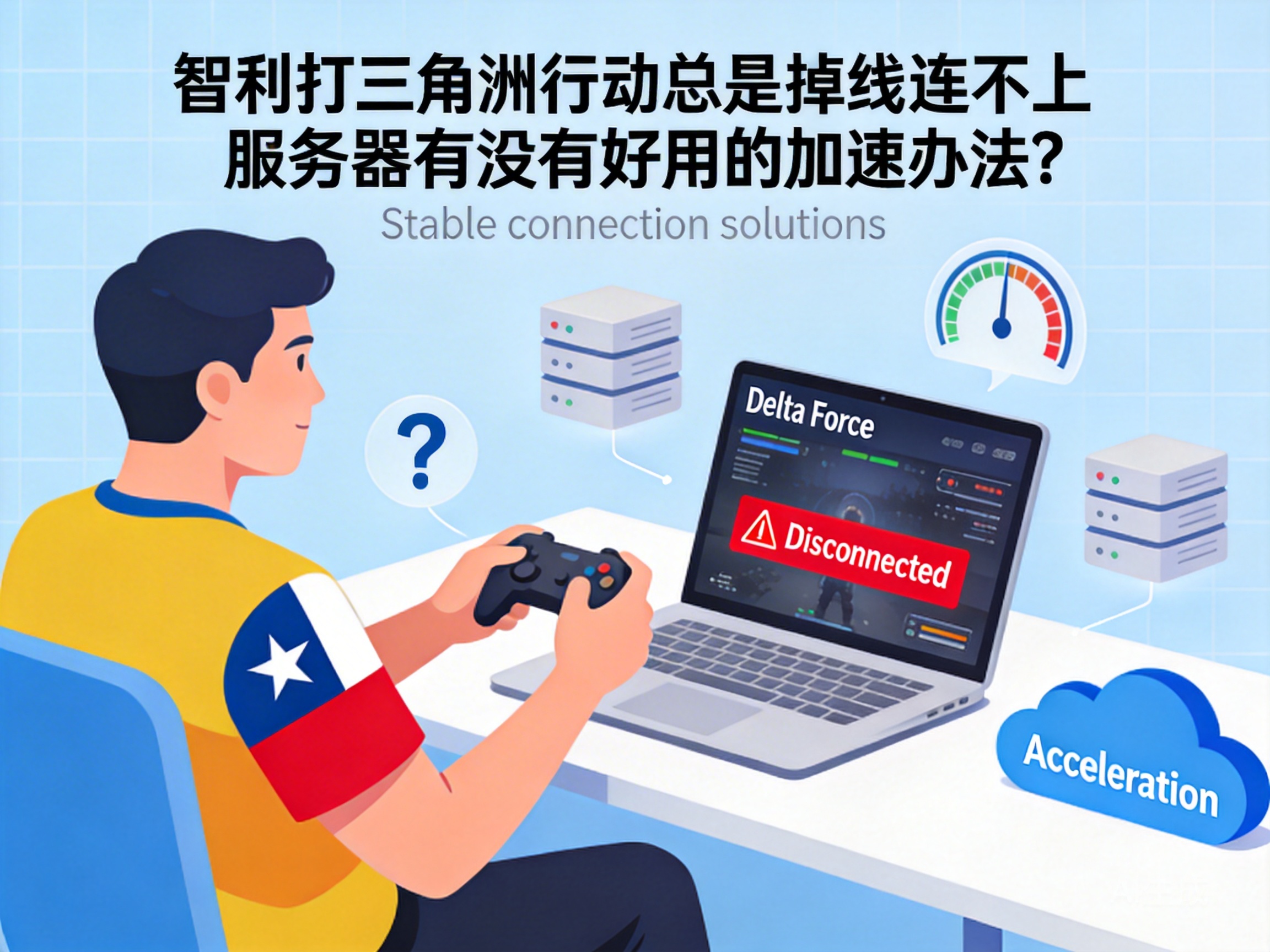 Keep Disconnecting or Can't Connect to Delta Action Servers in Chile? Effective Acceleration Methods Here