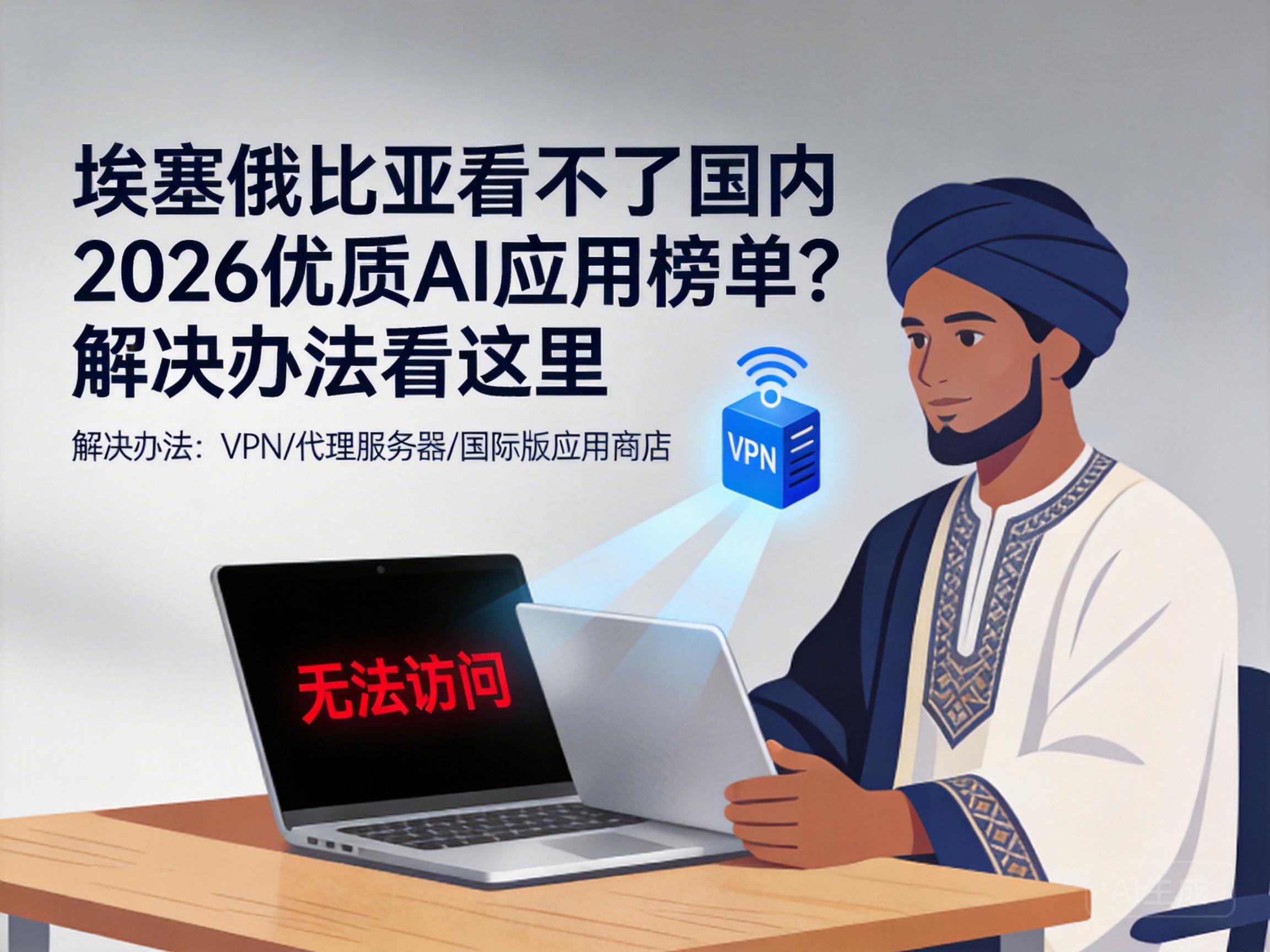 埃塞俄比亚看不了国内2026优质AI应用榜单?解决办法看这里