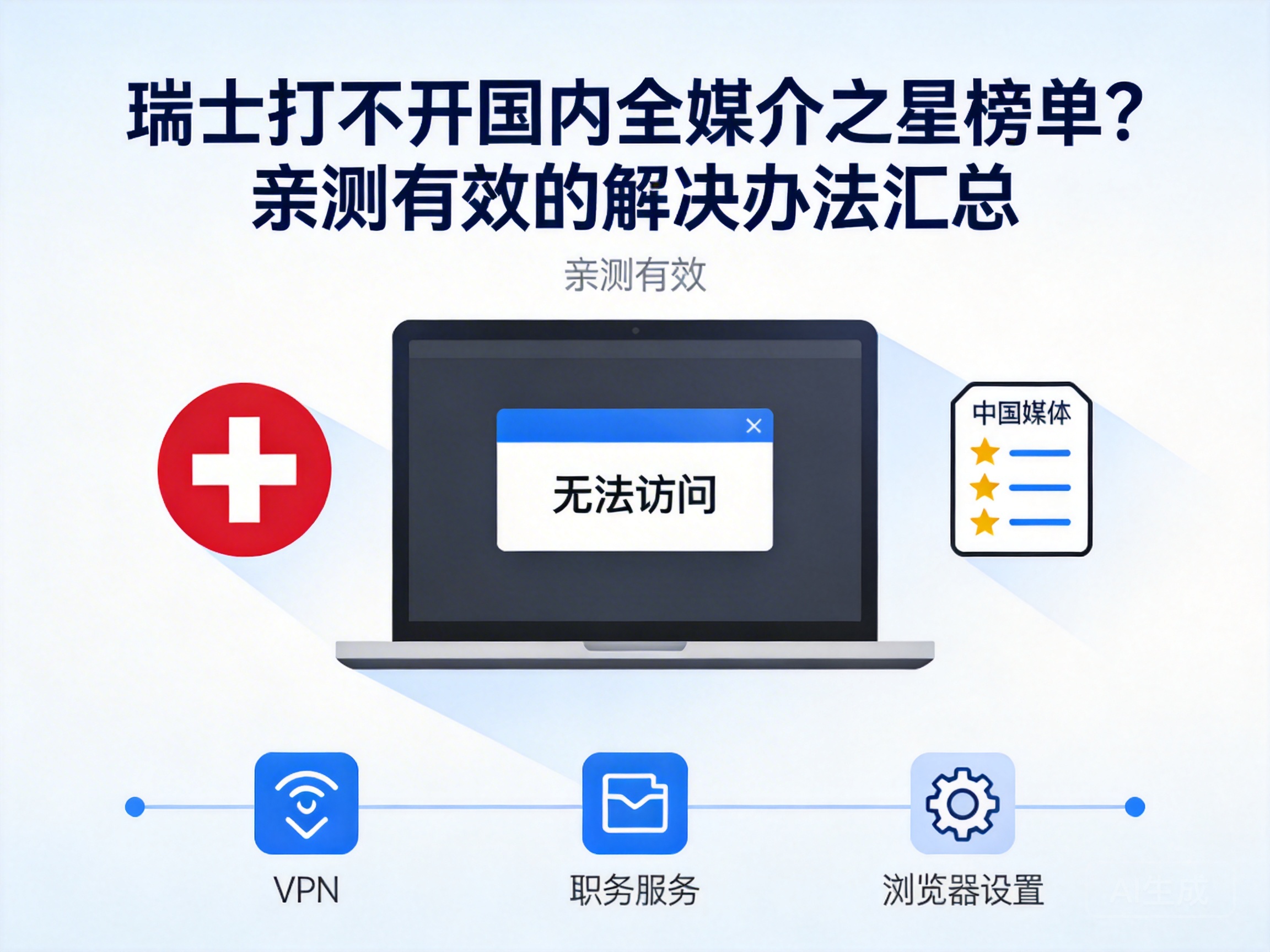 瑞士打不开国内全媒介之星榜单?亲测有效的解决办法汇总