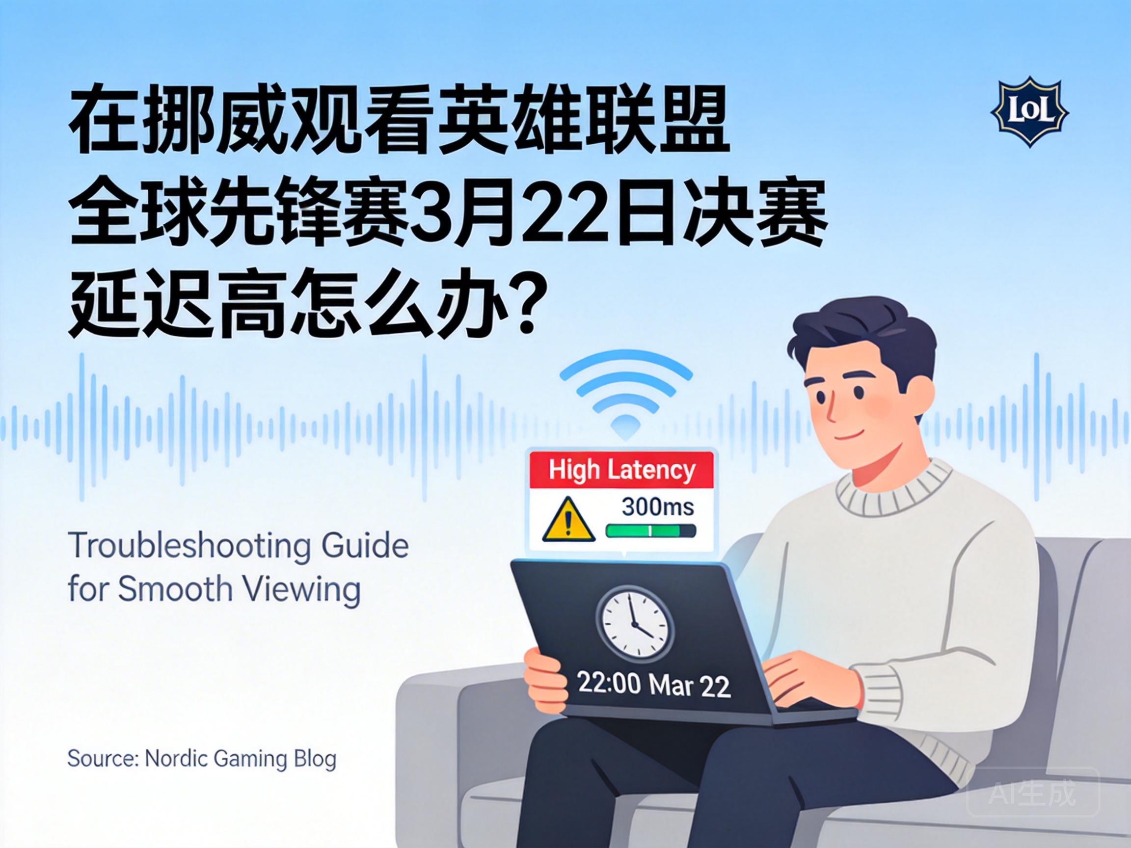 在挪威观看英雄联盟全球先锋赛3月22日决赛延迟高怎么办？