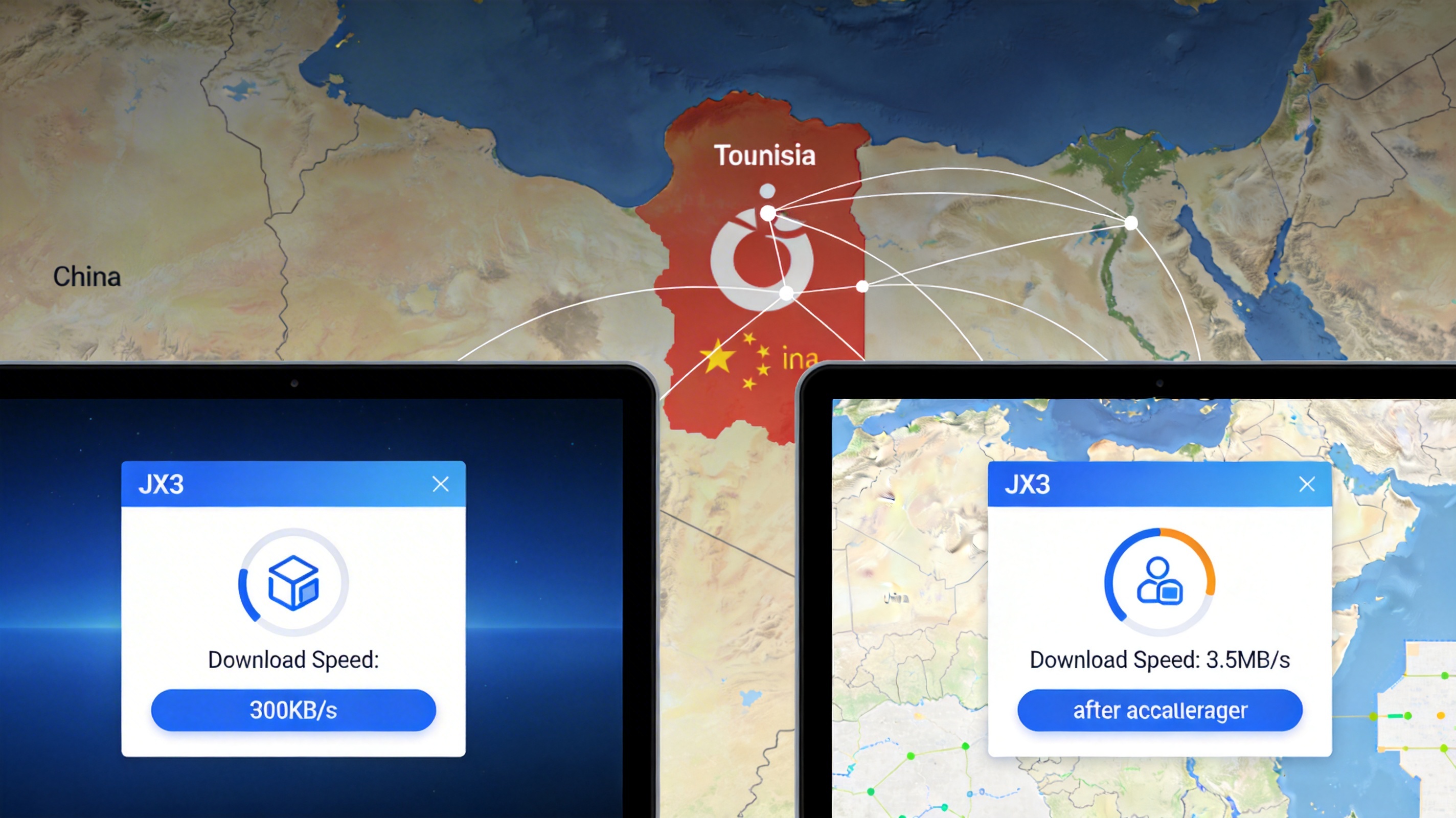 突尼斯下载剑网3速度只有几百KB、一直卡住不动怎么办?