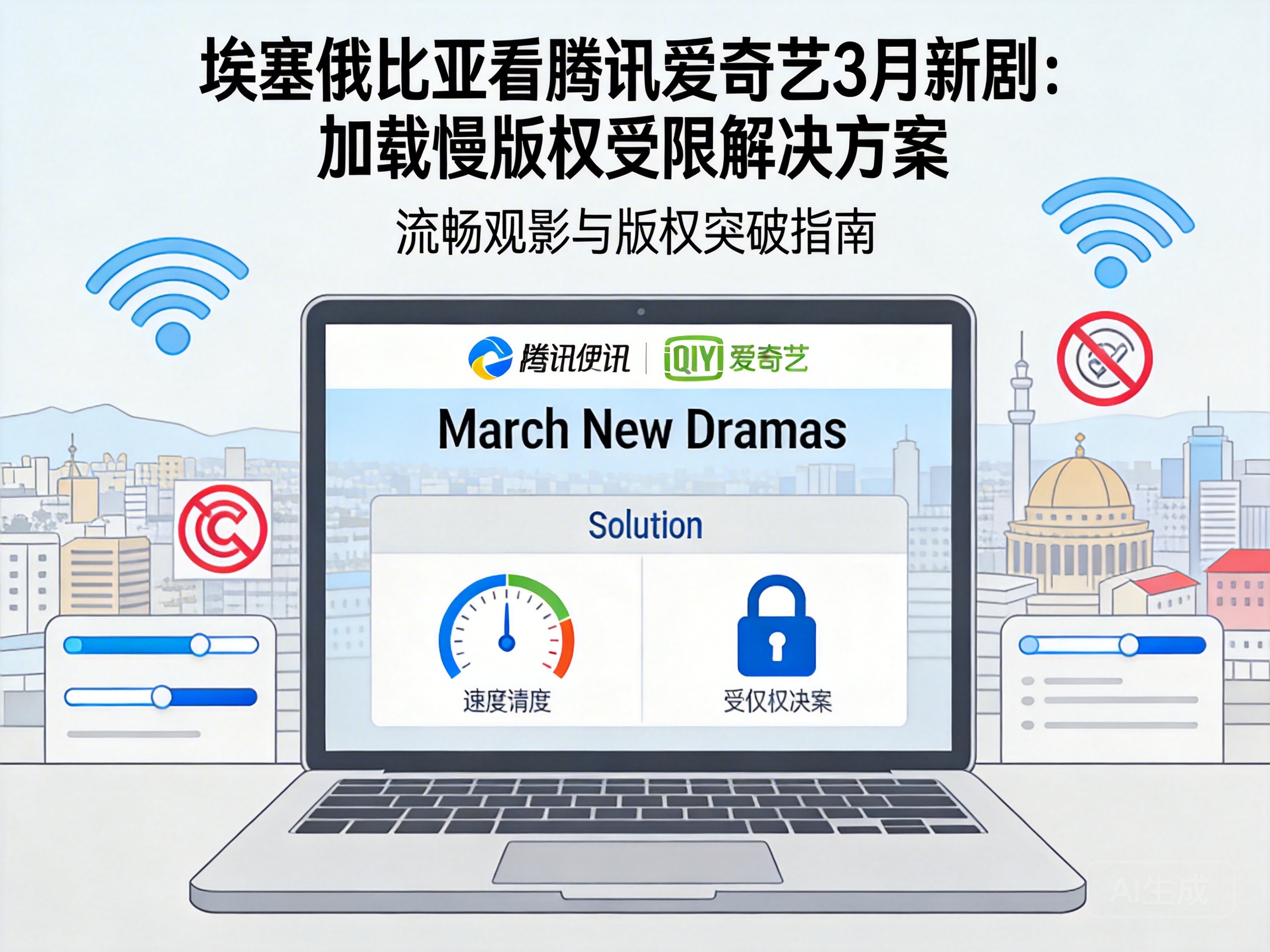 埃塞俄比亚看腾讯爱奇艺3月新剧:加载慢版权受限解决方案